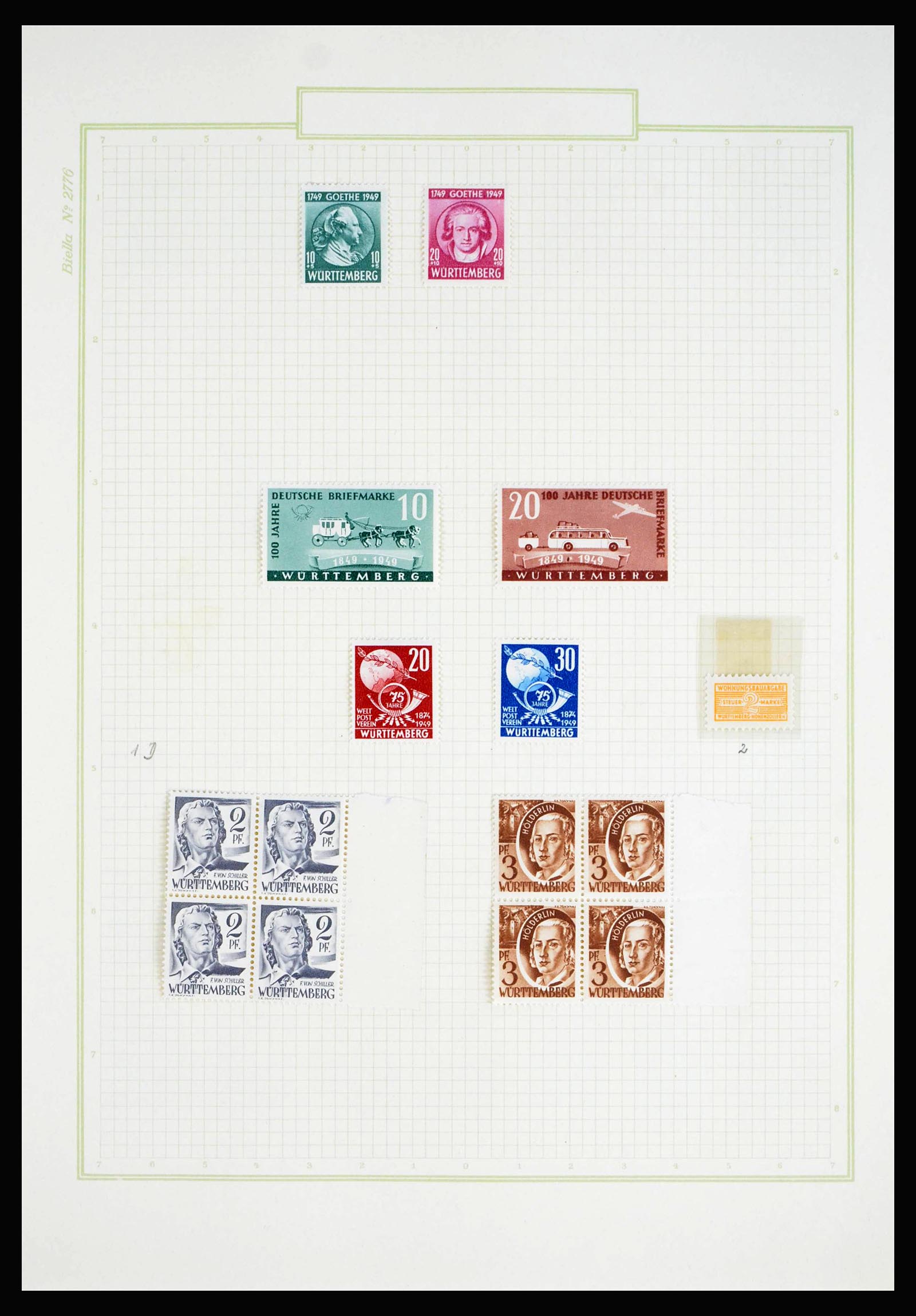 40194 0013 - Stamp collection 40194 Germany 1945-1949.