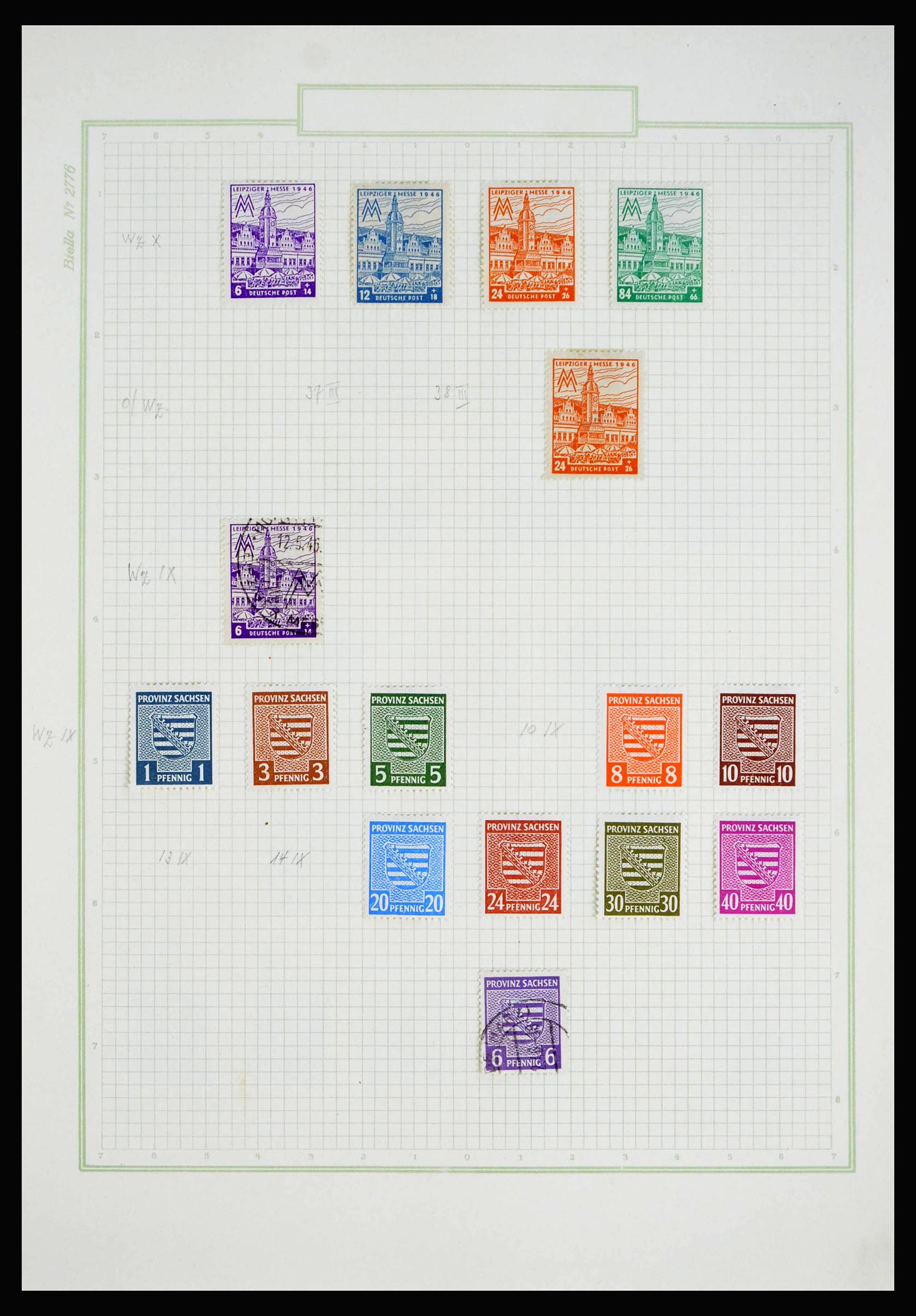 40194 0017 - Stamp collection 40194 Germany 1945-1949.