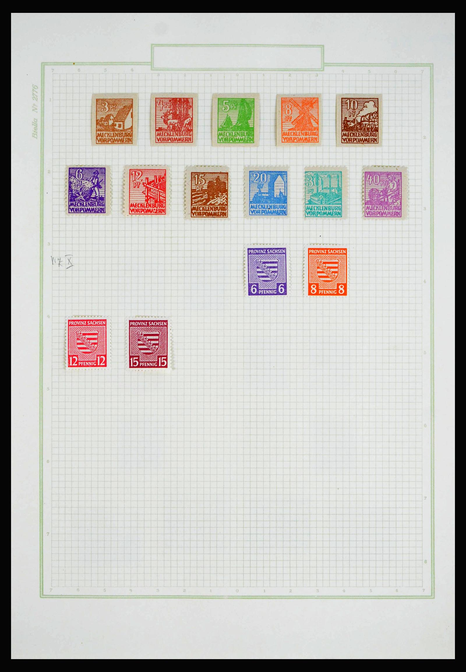 40194 0019 - Stamp collection 40194 Germany 1945-1949.