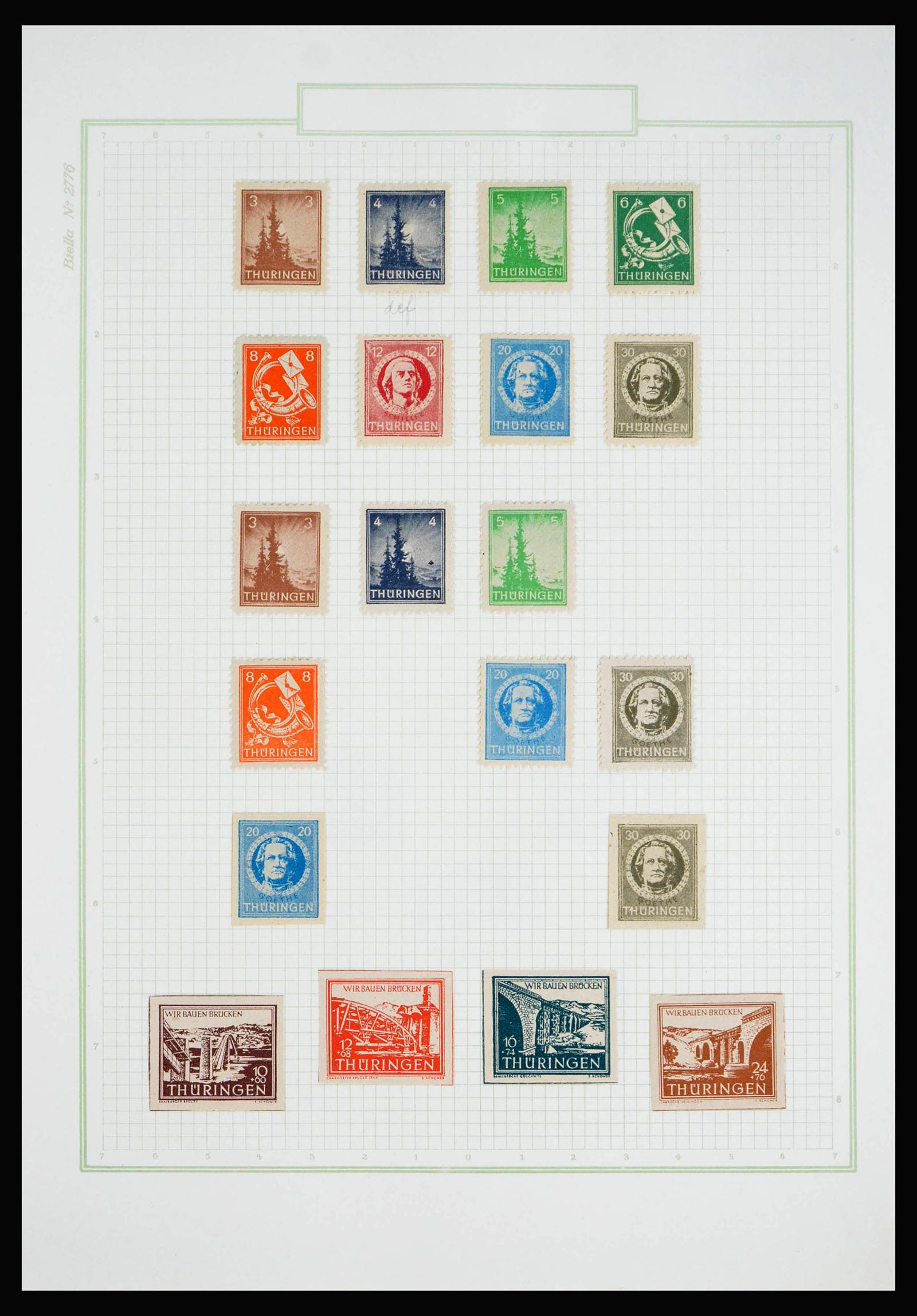 40194 0020 - Stamp collection 40194 Germany 1945-1949.