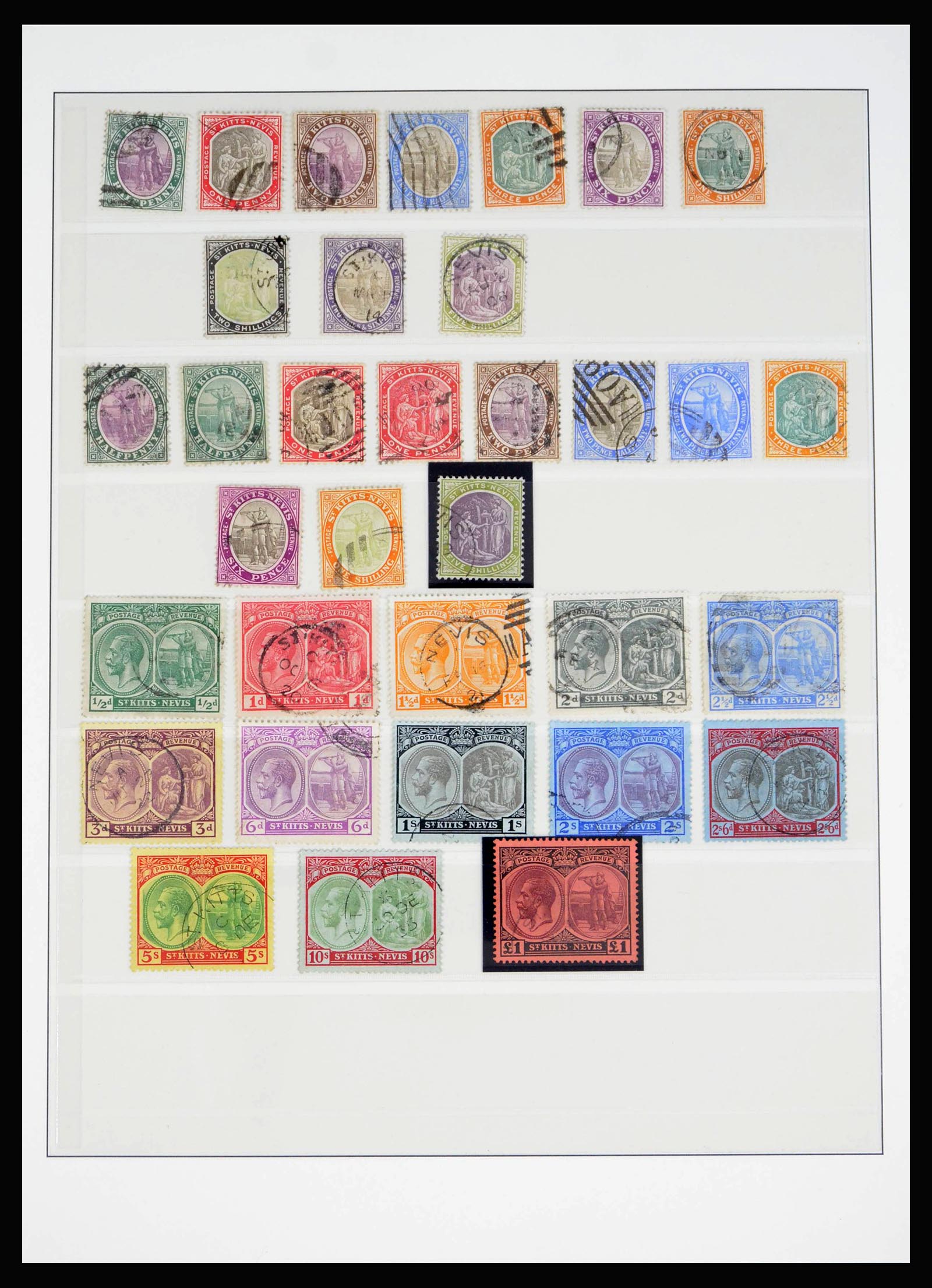 40195 0012 - Stamp collection 40195 British Commonwealth key issues 1867-1951.