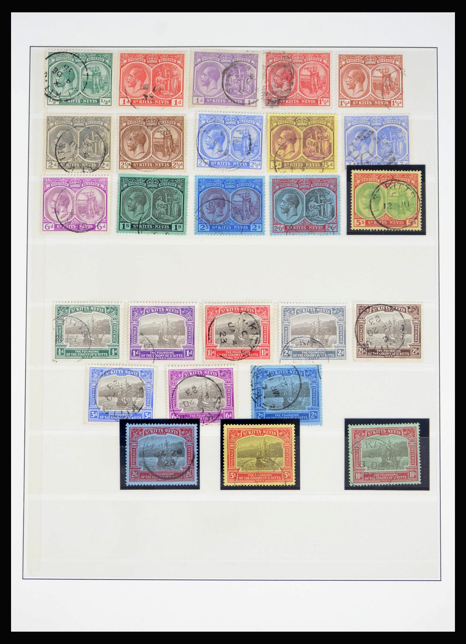 40195 0013 - Stamp collection 40195 British Commonwealth key issues 1867-1951.