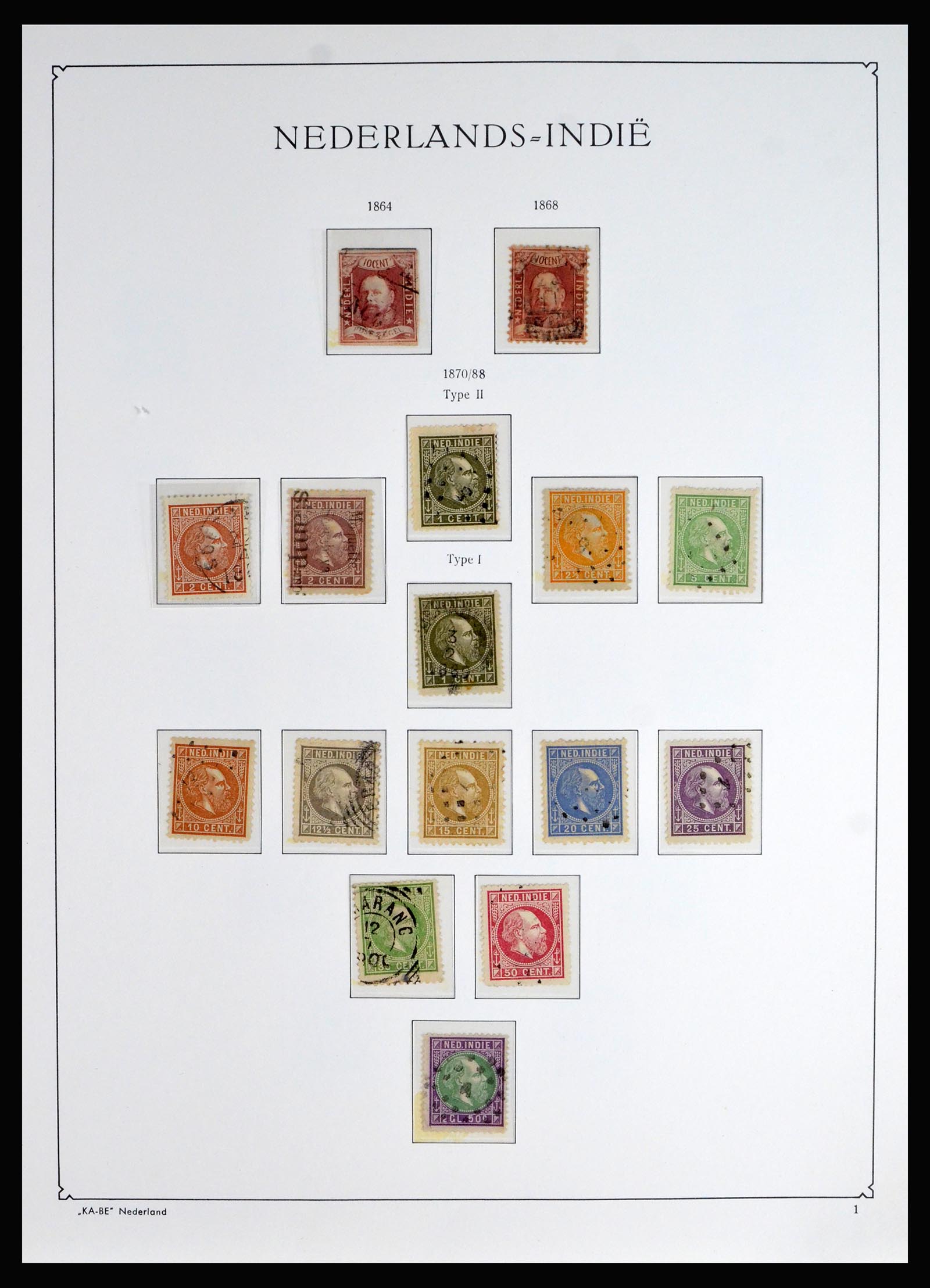 40200 0001 - Stamp collection 40200 Dutch Colonies COMPLETE 1864-1975.