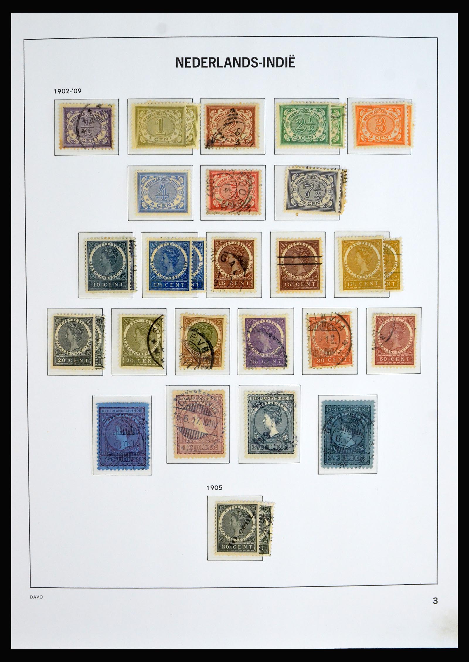 40202 0003 - Stamp collection 40202 Dutch East Indies 1864-1949.