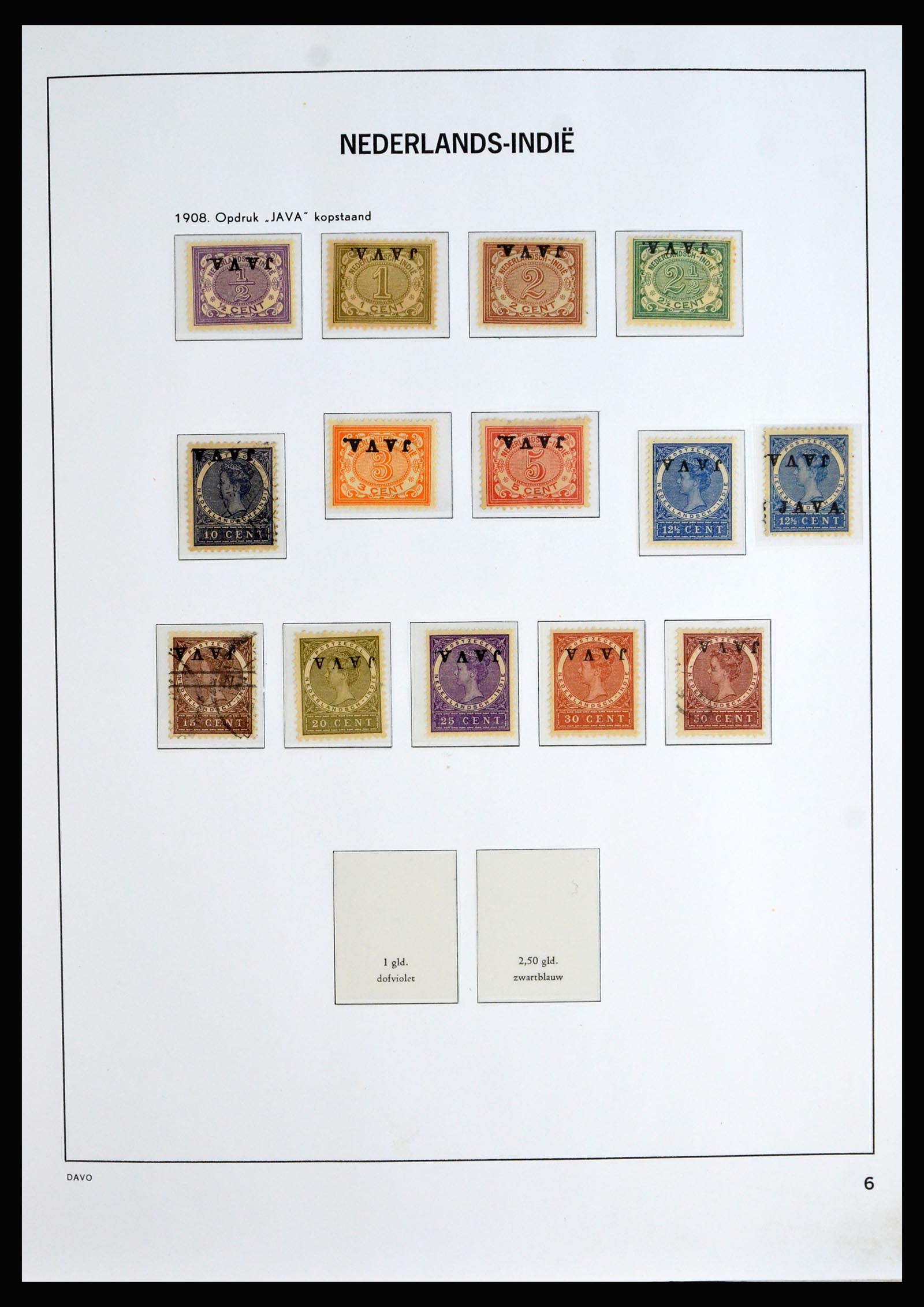 40202 0006 - Stamp collection 40202 Dutch East Indies 1864-1949.