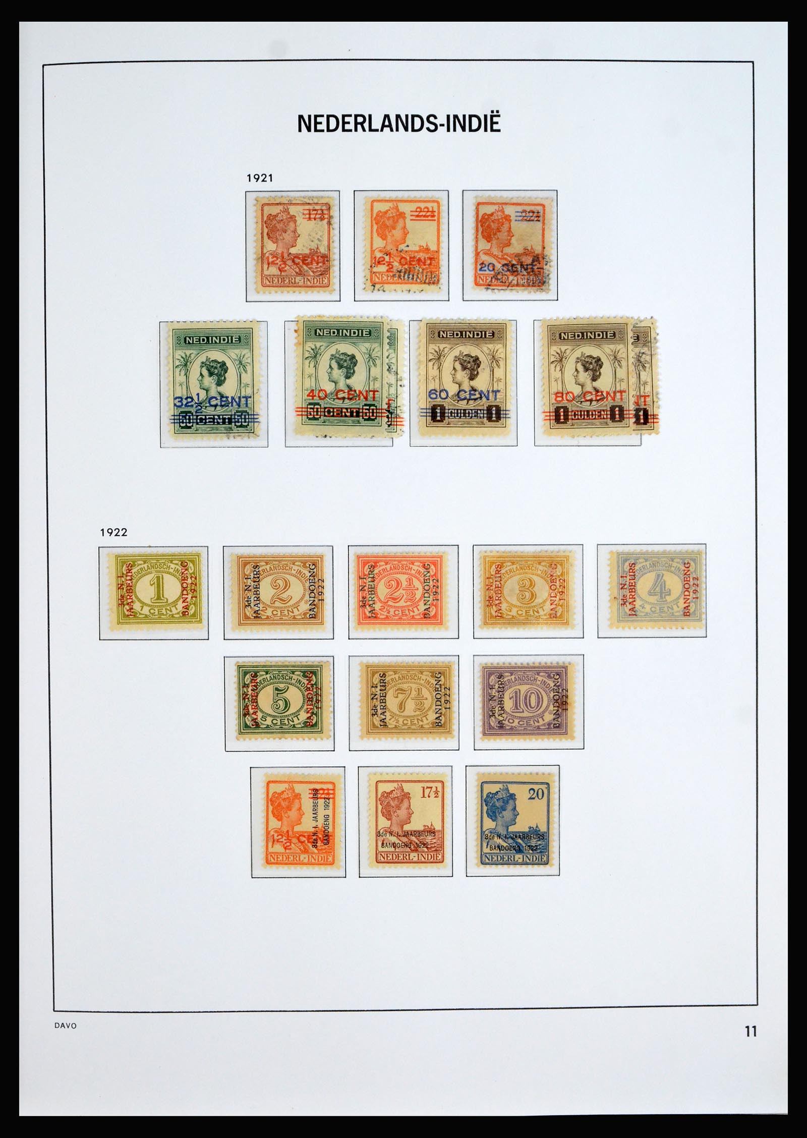 40202 0011 - Stamp collection 40202 Dutch East Indies 1864-1949.