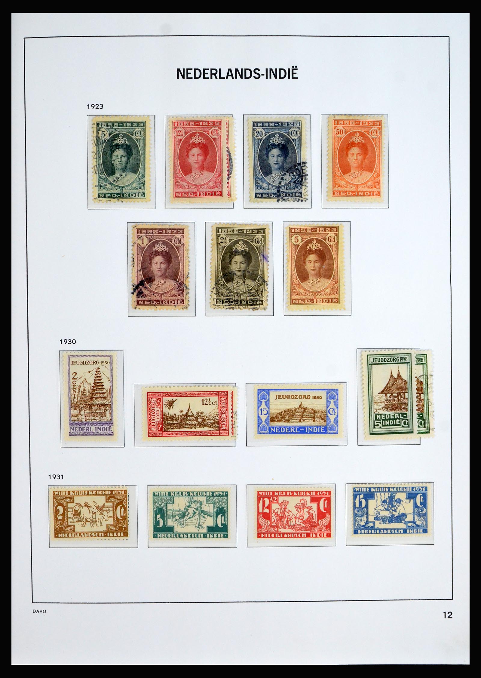 40202 0012 - Stamp collection 40202 Dutch East Indies 1864-1949.