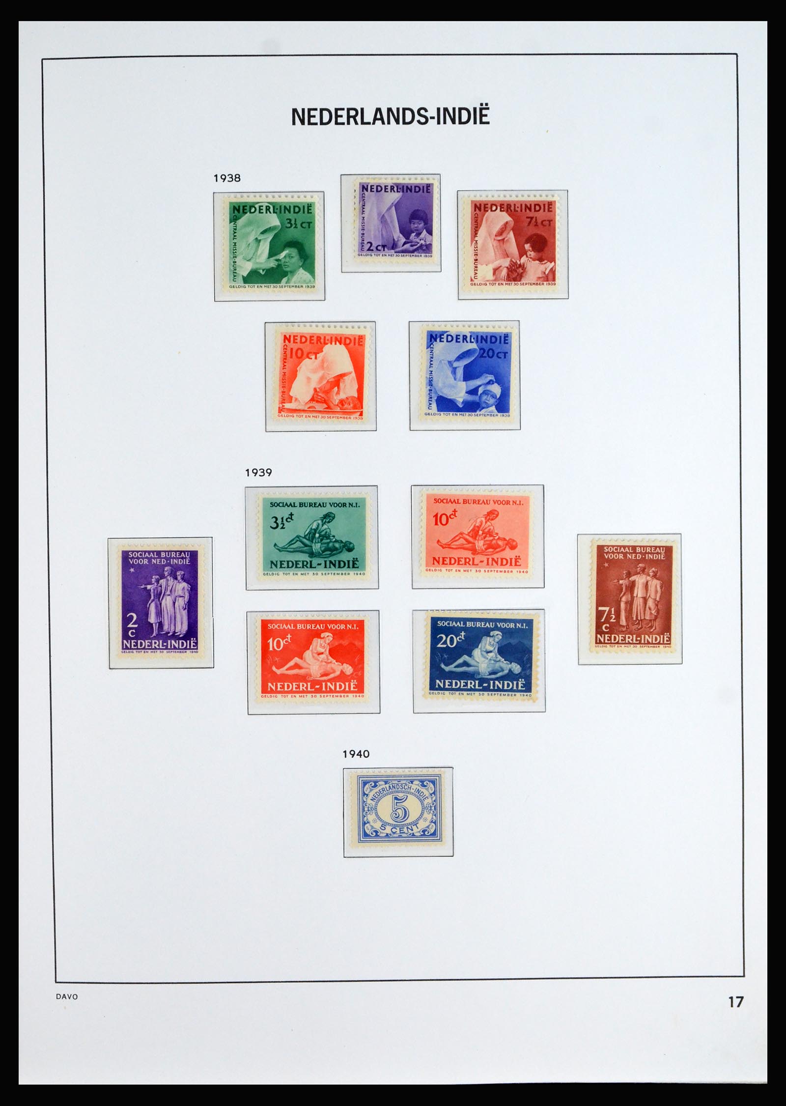 40202 0017 - Stamp collection 40202 Dutch East Indies 1864-1949.