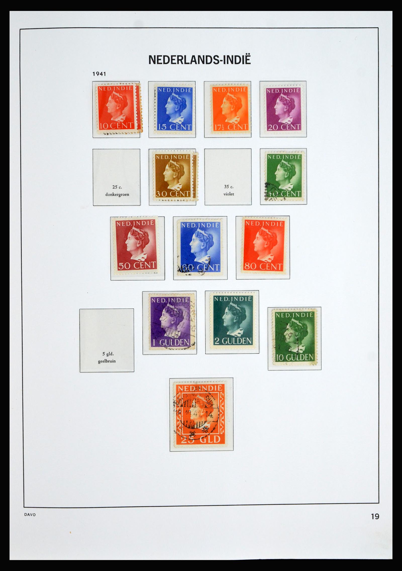 40202 0019 - Stamp collection 40202 Dutch East Indies 1864-1949.