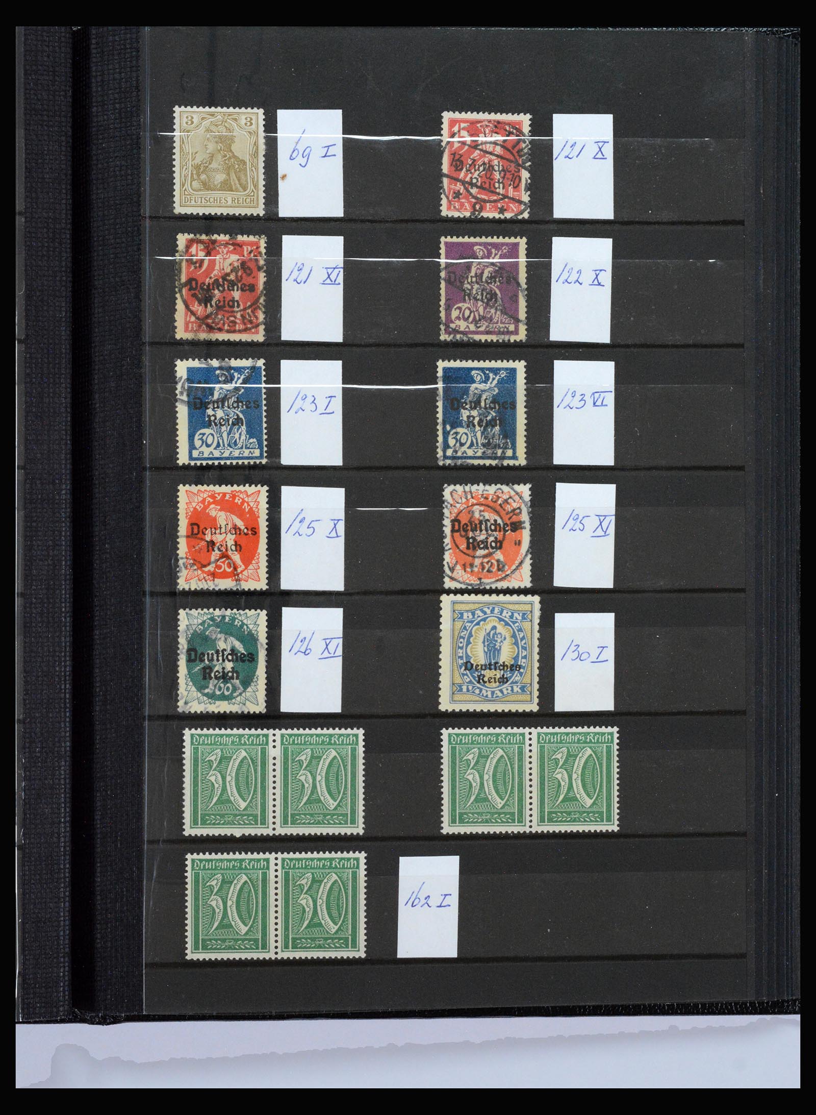 40206 0019 - Stamp collection 40206 German Reich infla period.