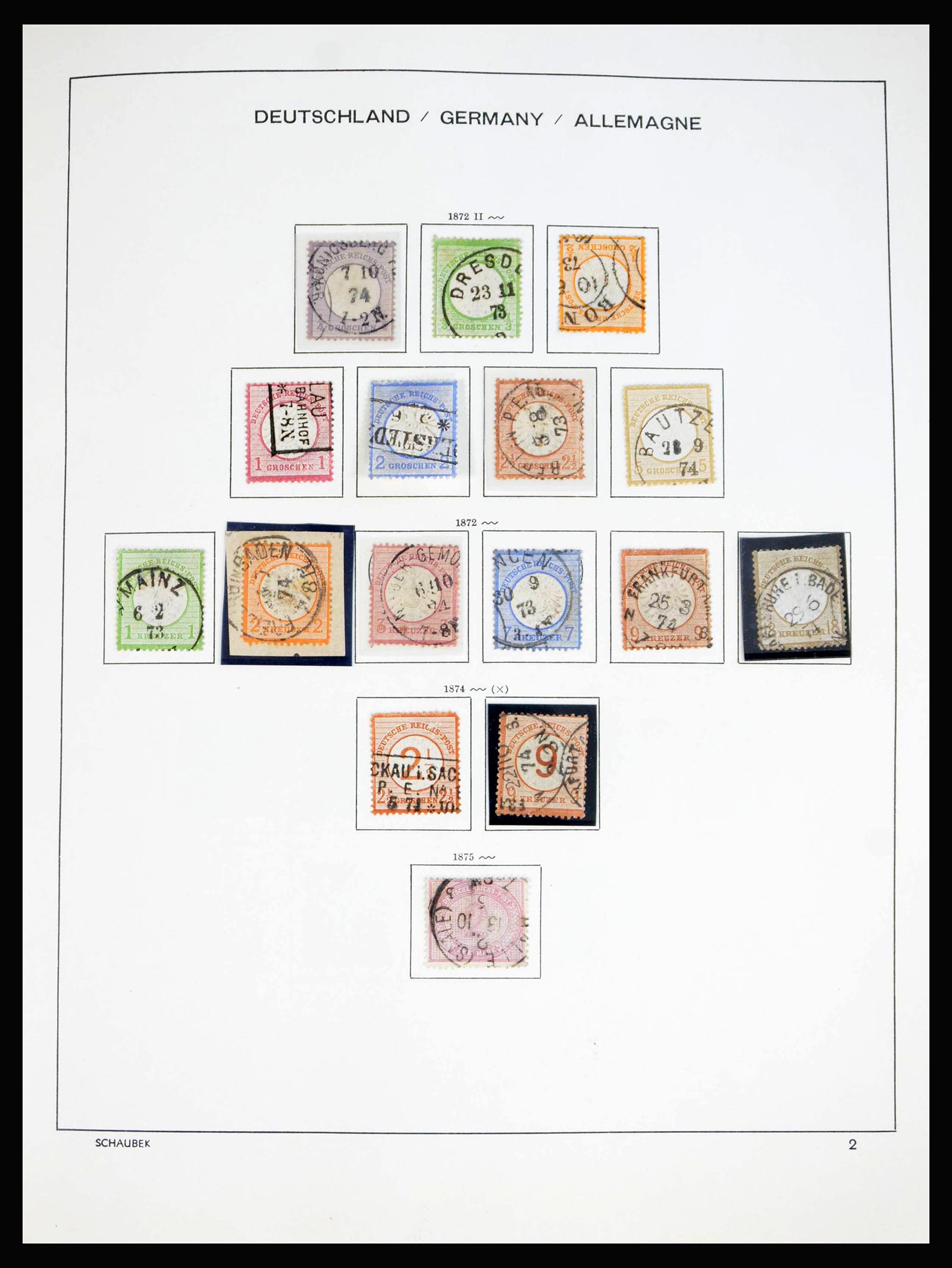 40215 0003 - Stamp collection 40215 German Reich 1872-1945.