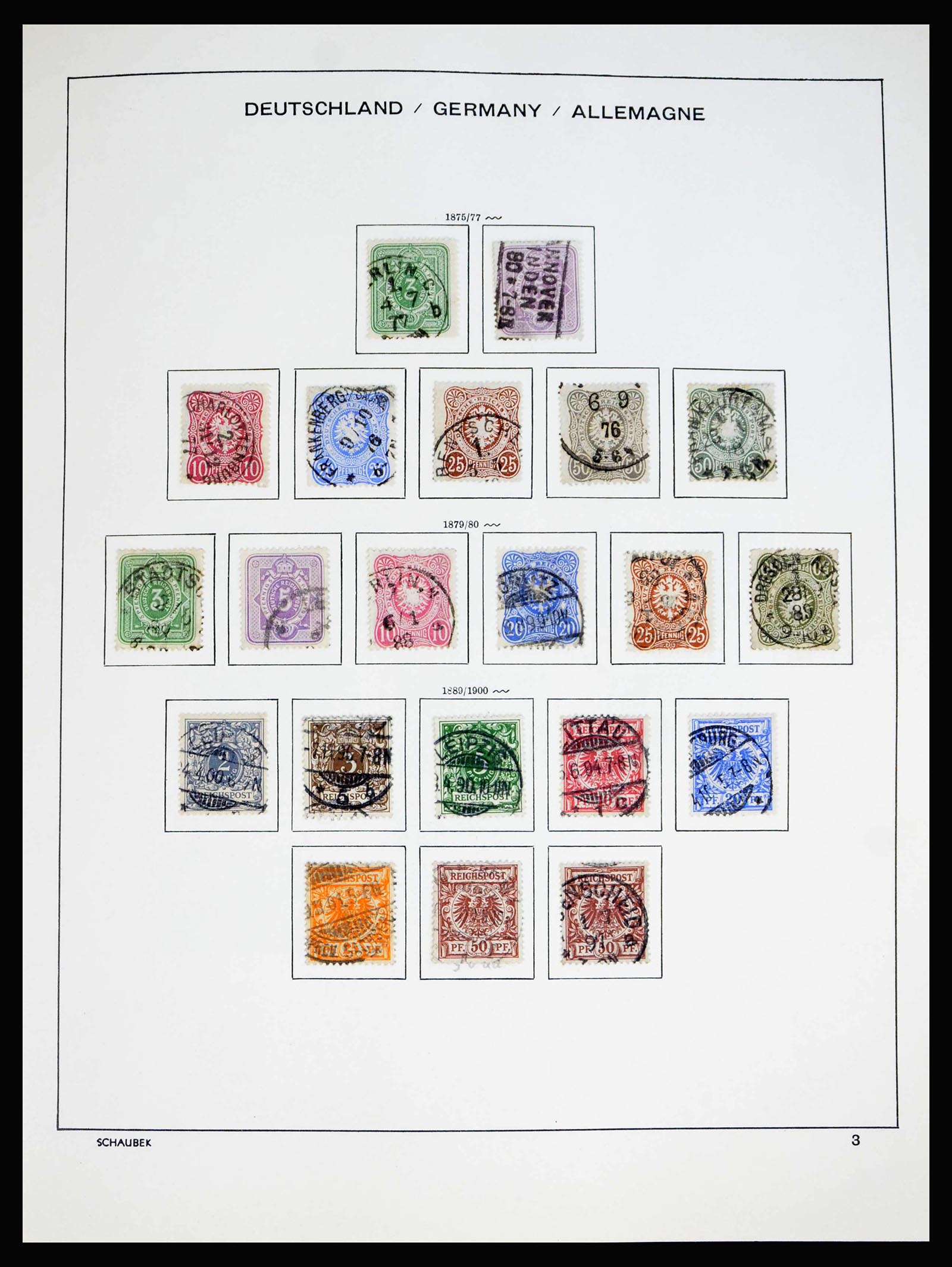 40215 0004 - Stamp collection 40215 German Reich 1872-1945.