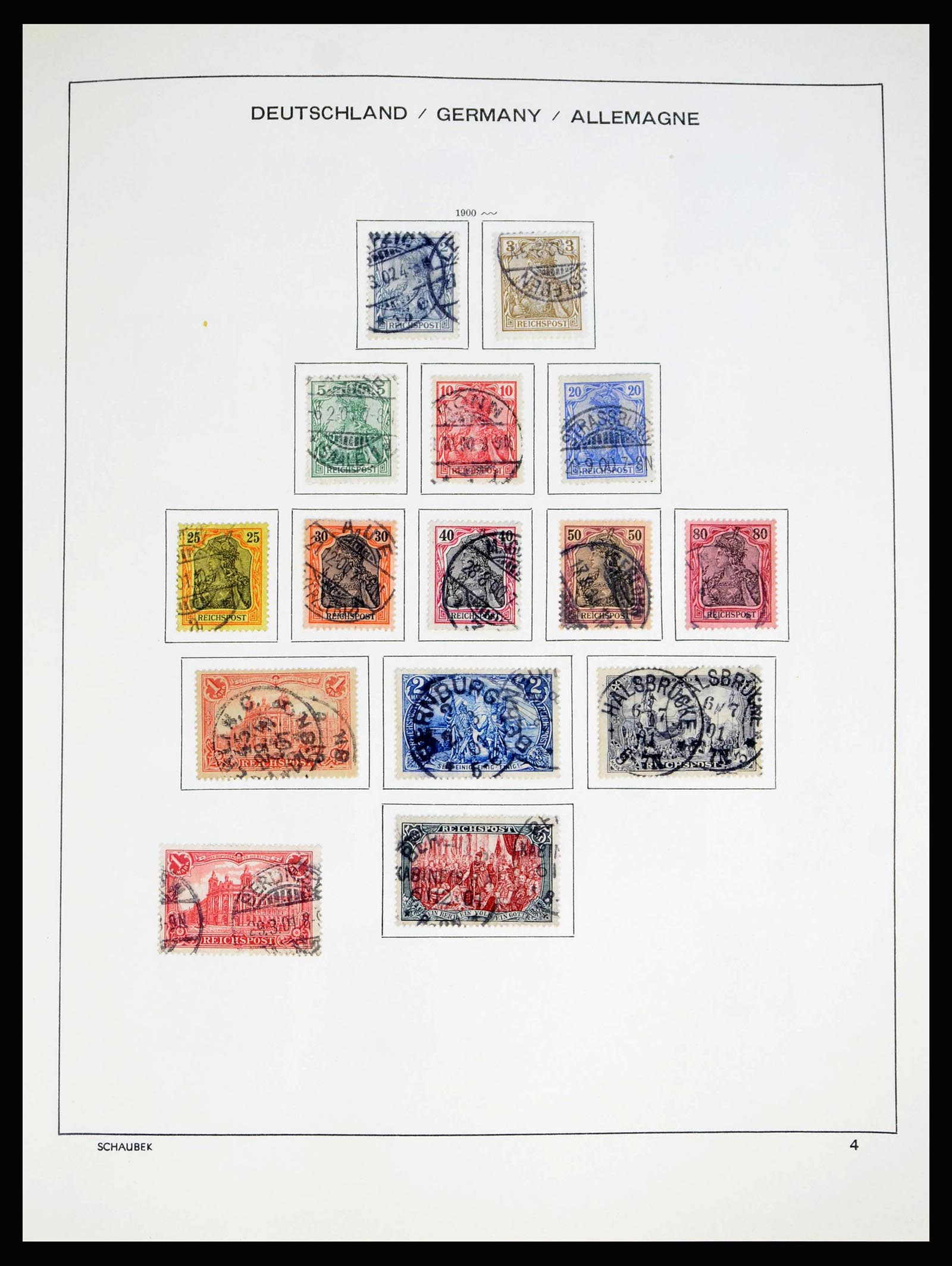 40215 0005 - Stamp collection 40215 German Reich 1872-1945.