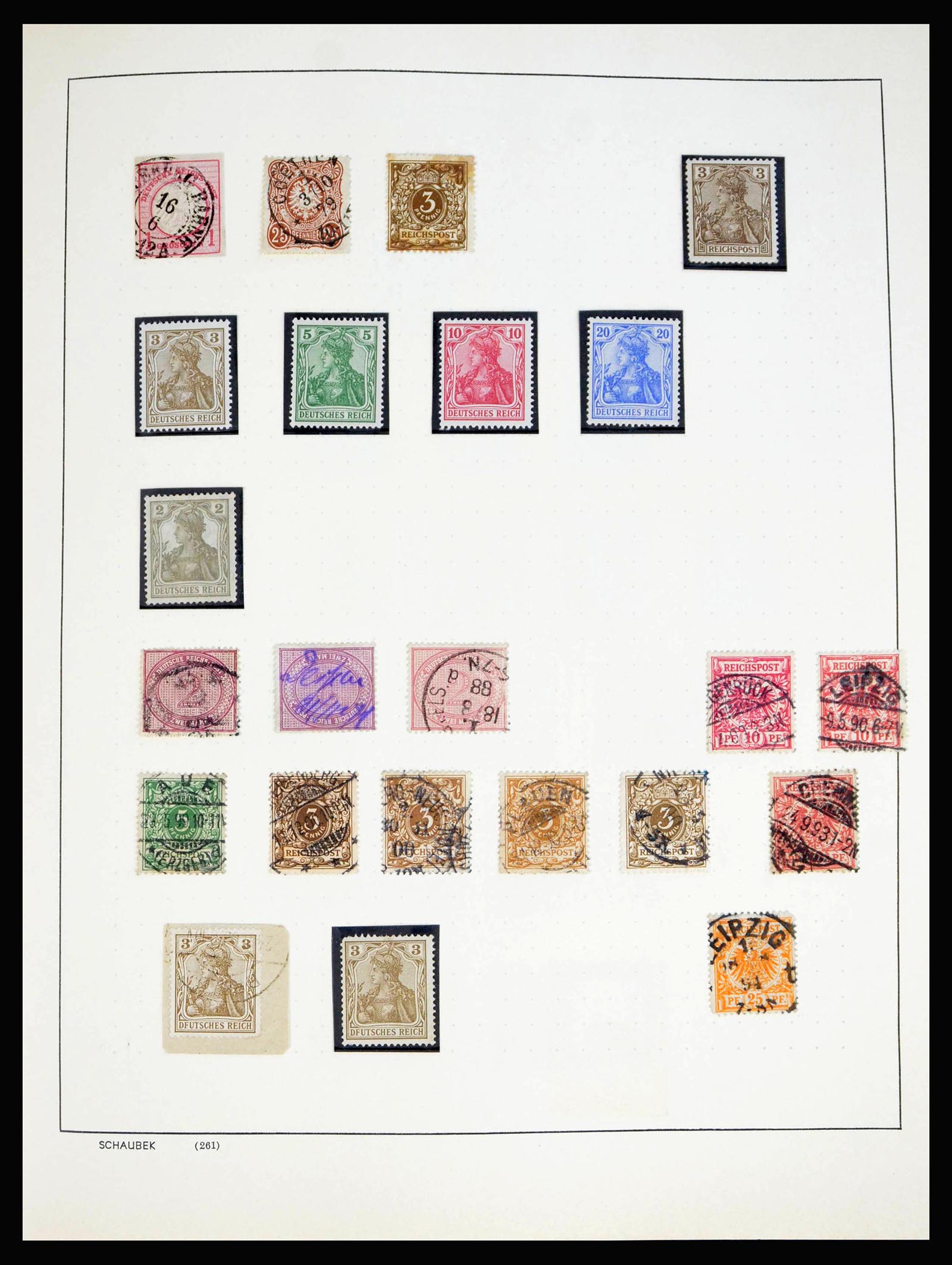 40215 0006 - Stamp collection 40215 German Reich 1872-1945.