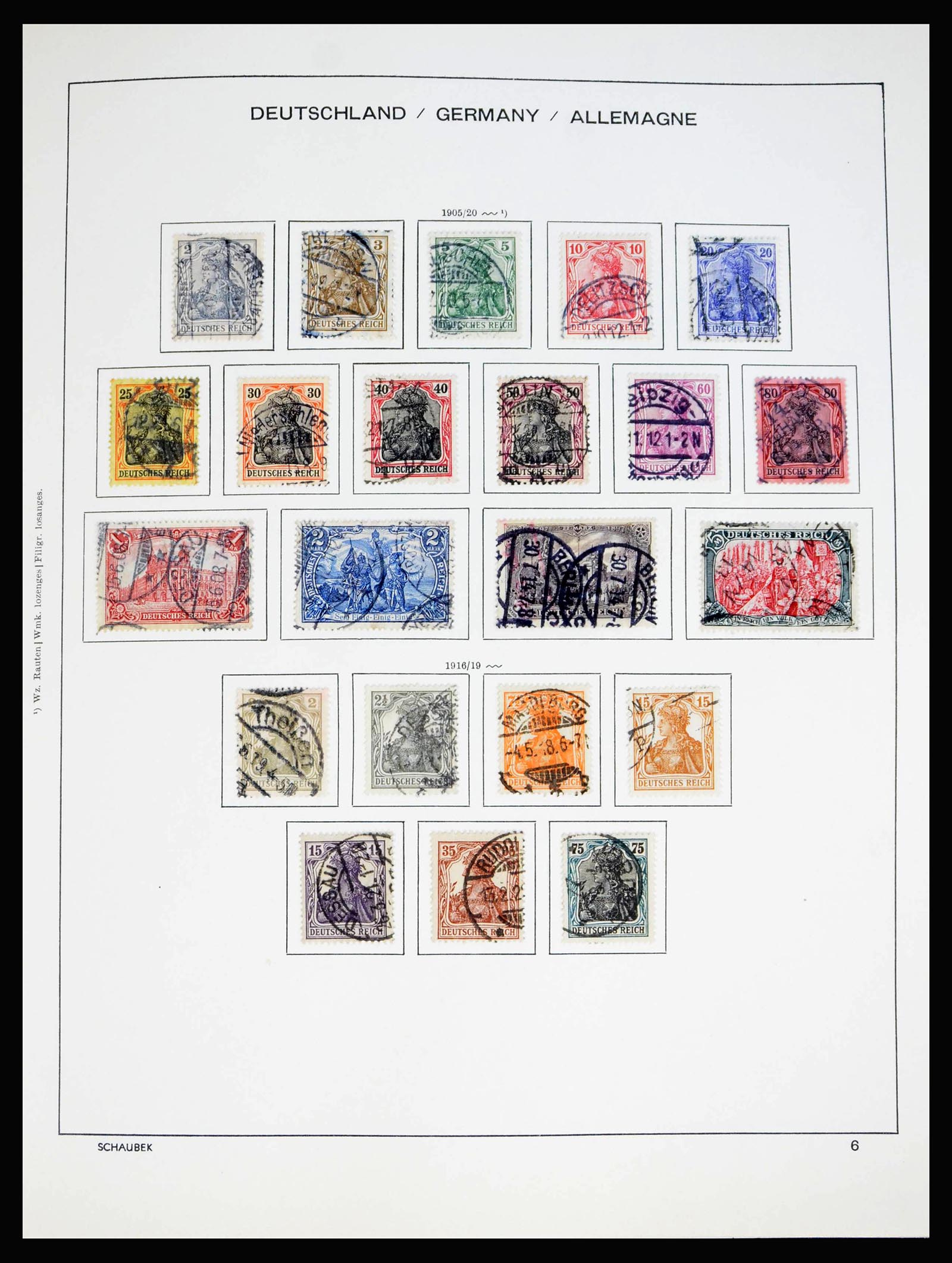 40215 0008 - Stamp collection 40215 German Reich 1872-1945.