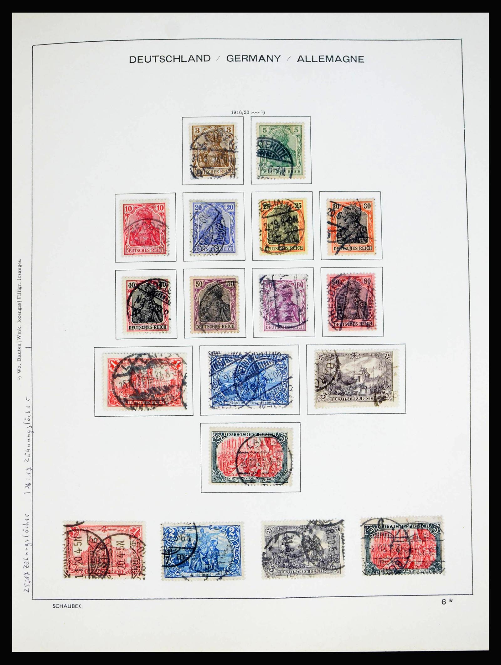 40215 0010 - Stamp collection 40215 German Reich 1872-1945.