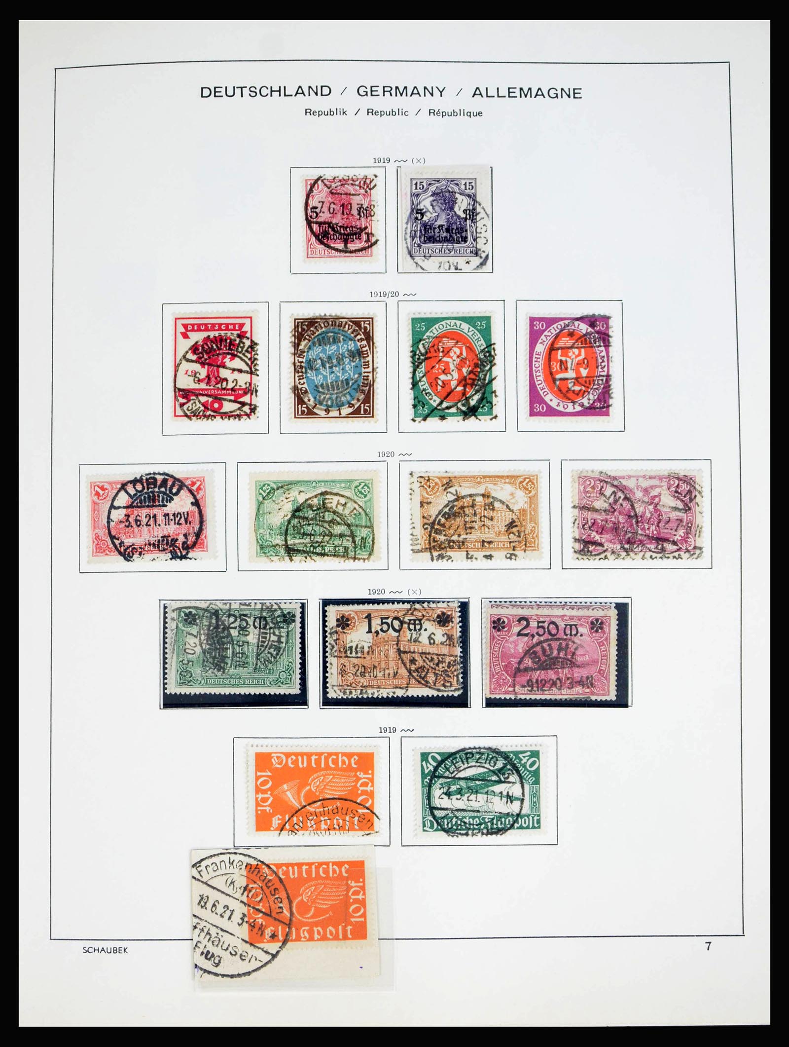 40215 0011 - Stamp collection 40215 German Reich 1872-1945.