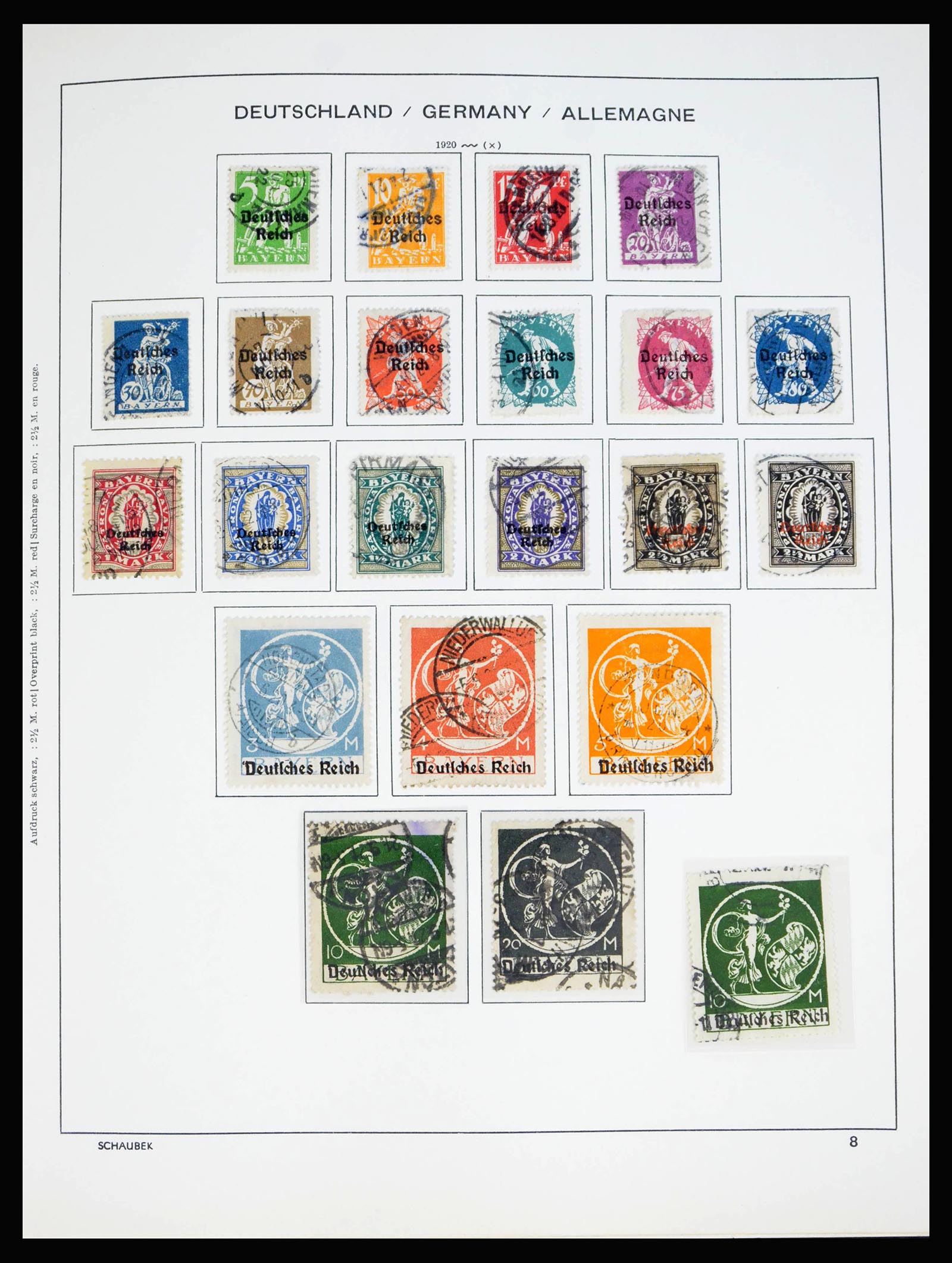 40215 0012 - Stamp collection 40215 German Reich 1872-1945.