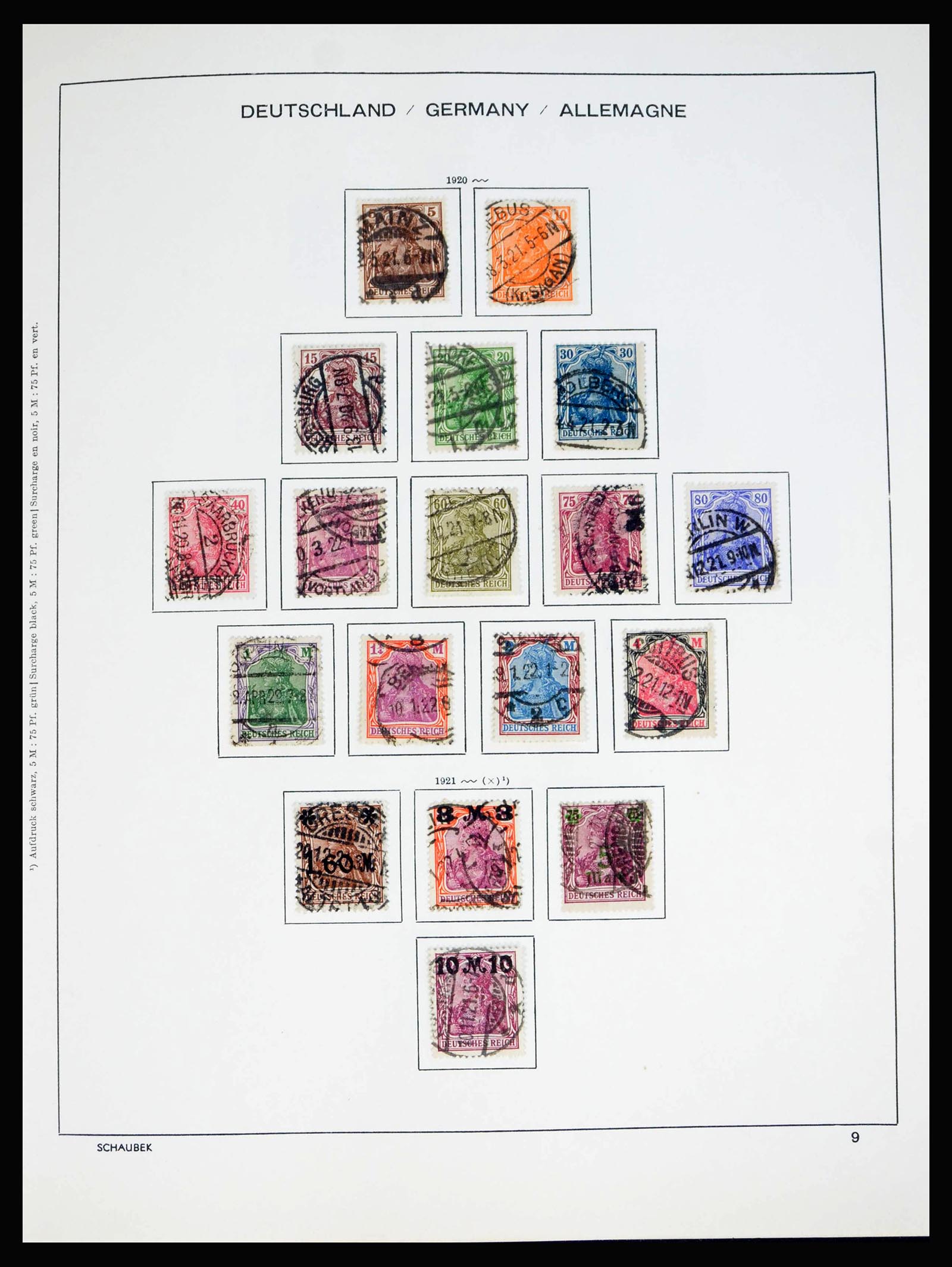 40215 0013 - Stamp collection 40215 German Reich 1872-1945.