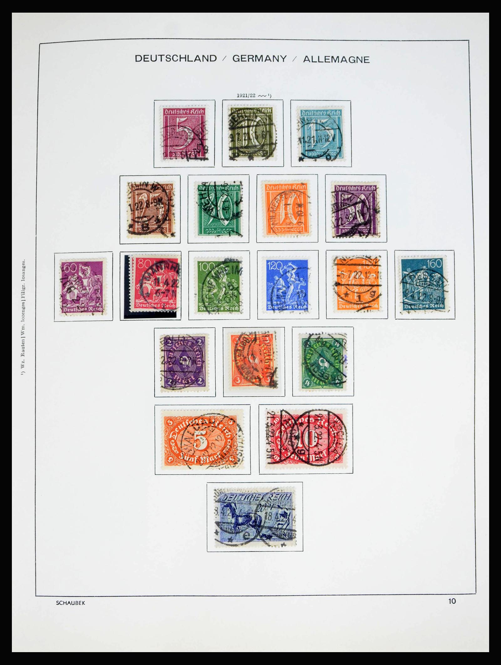 40215 0014 - Stamp collection 40215 German Reich 1872-1945.