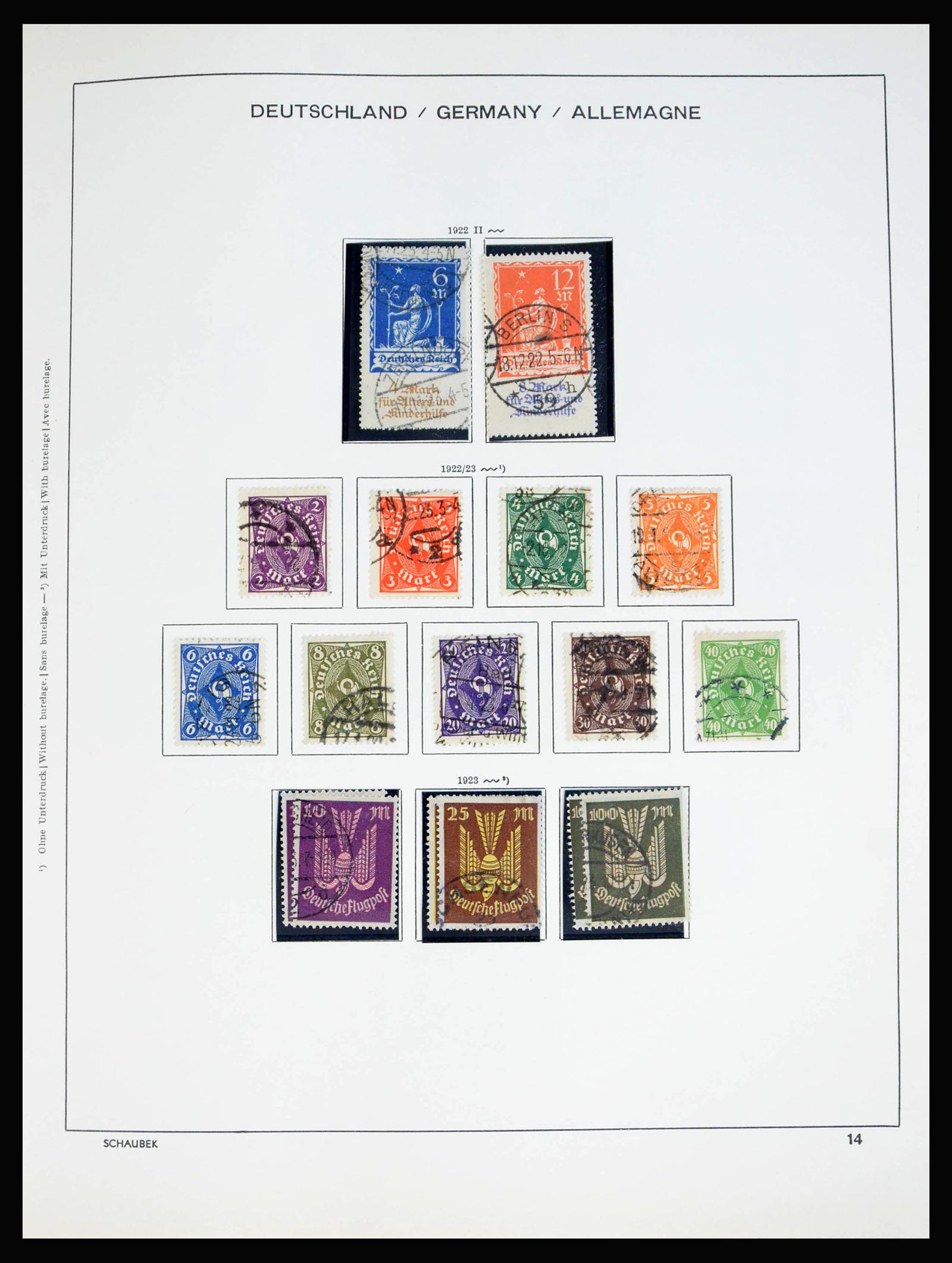 40215 0018 - Stamp collection 40215 German Reich 1872-1945.