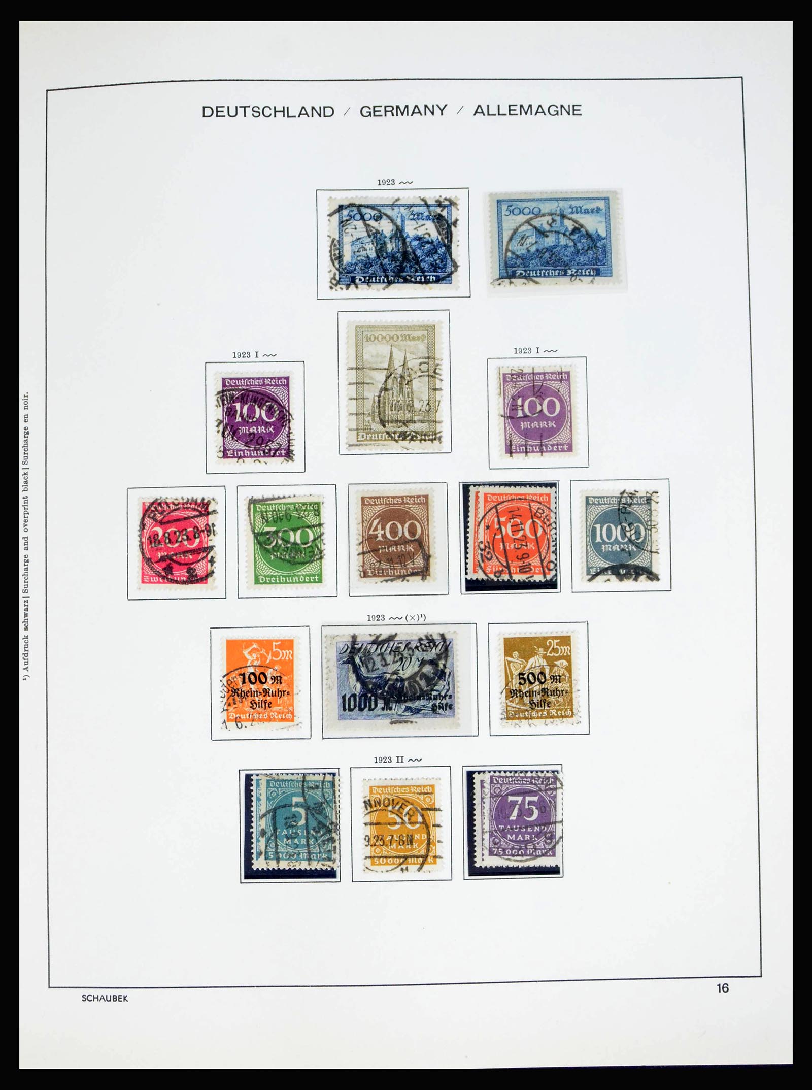 40215 0020 - Stamp collection 40215 German Reich 1872-1945.