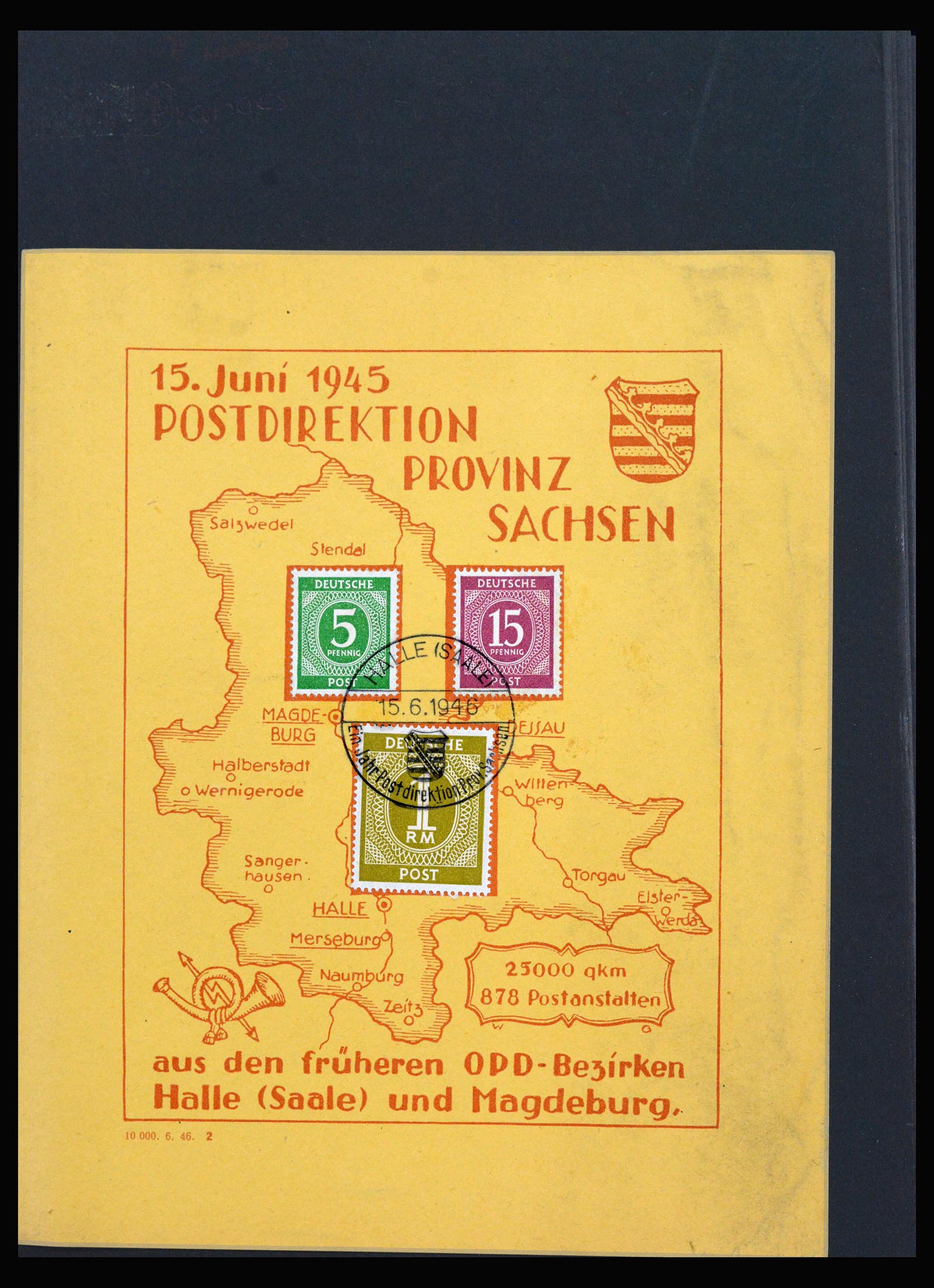 40221 0001 - Stamp collection 40221 Germany sovjet zone 1945-1949.