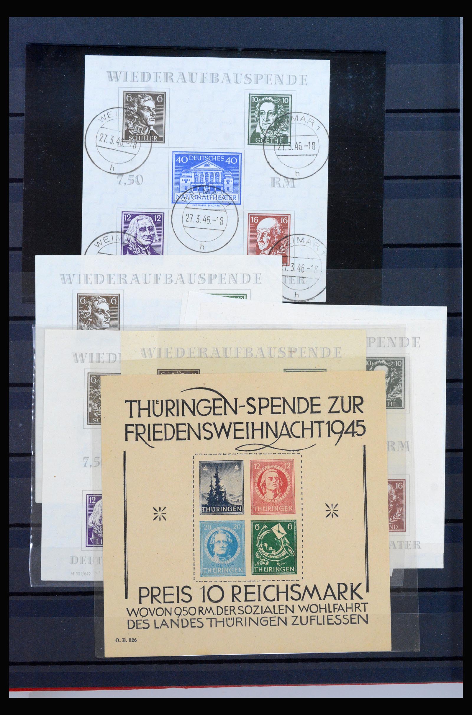 40221 0005 - Stamp collection 40221 Germany sovjet zone 1945-1949.