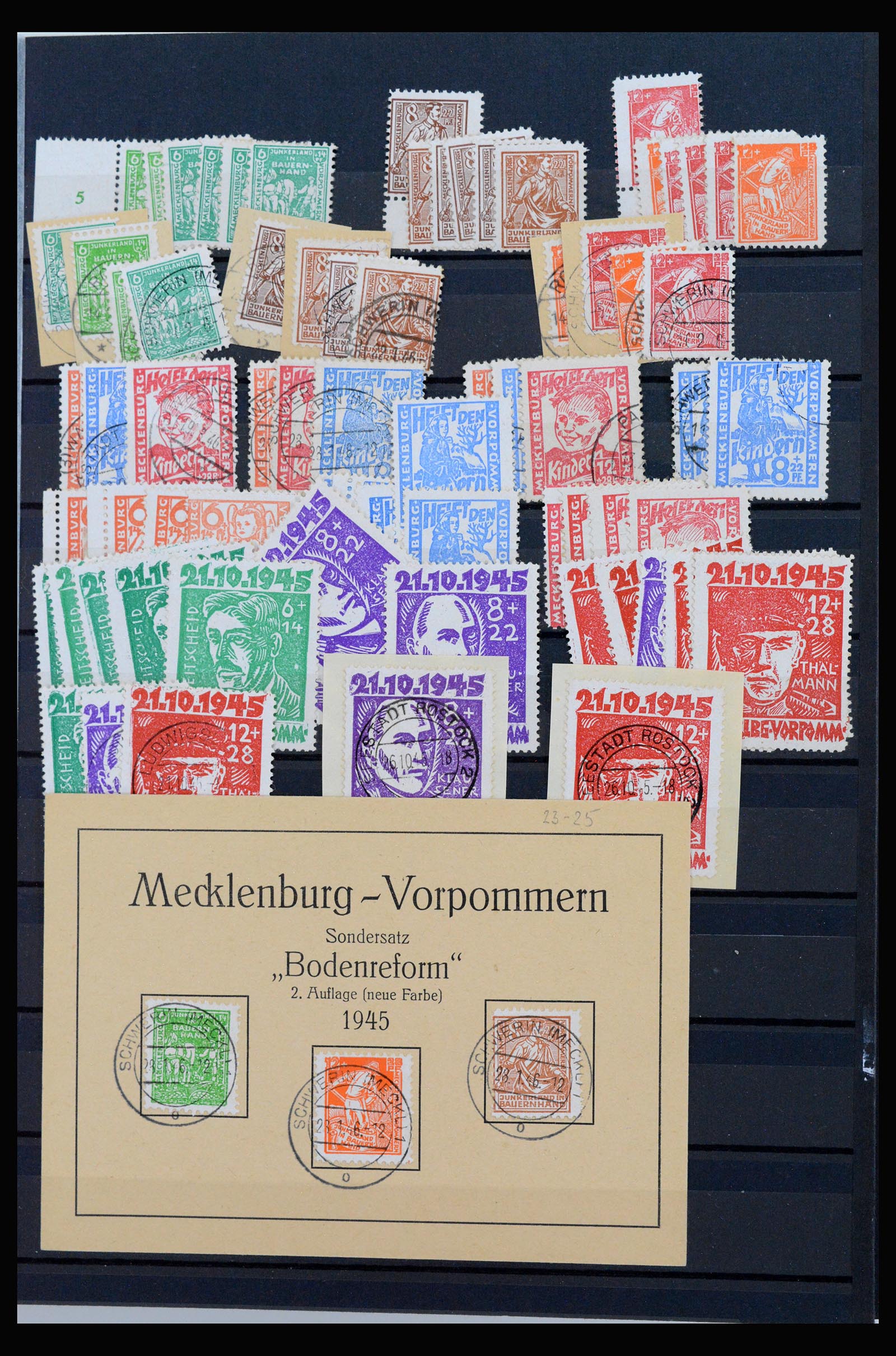 40221 0008 - Stamp collection 40221 Germany sovjet zone 1945-1949.