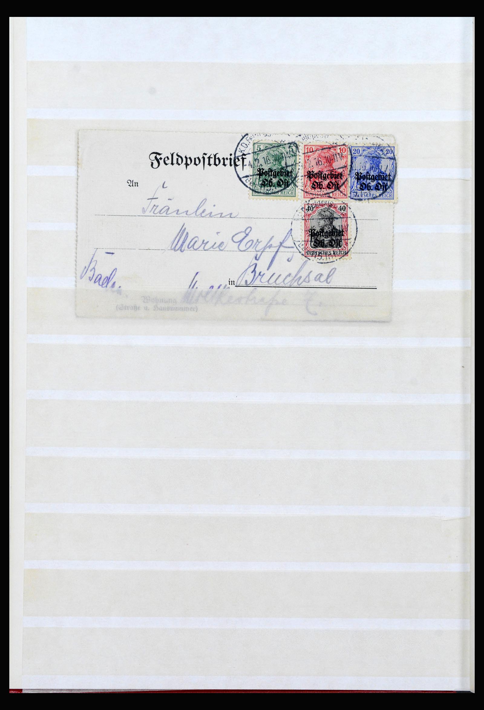 40223 0002 - Stamp collection 40223 German occupations and territories 1914-1922.