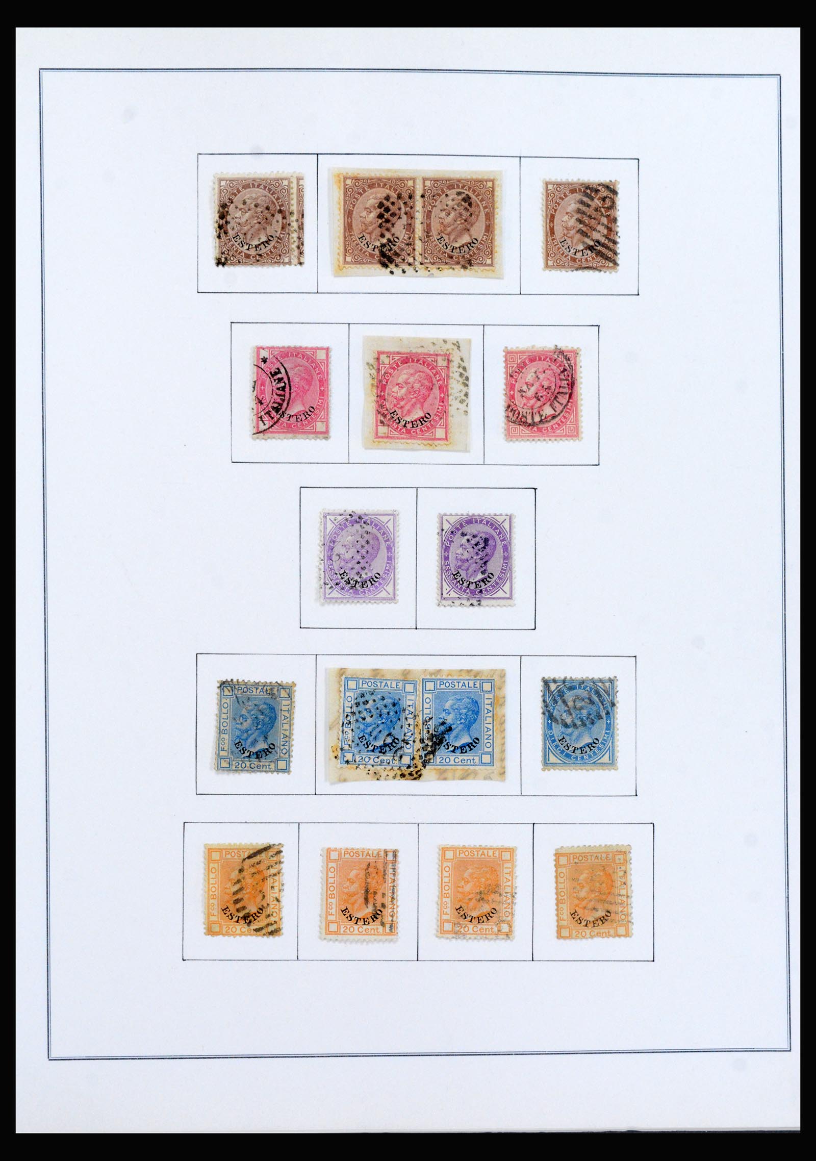 40225 0005 - Stamp collection 40225 Italian post in Levant specialised collection 187