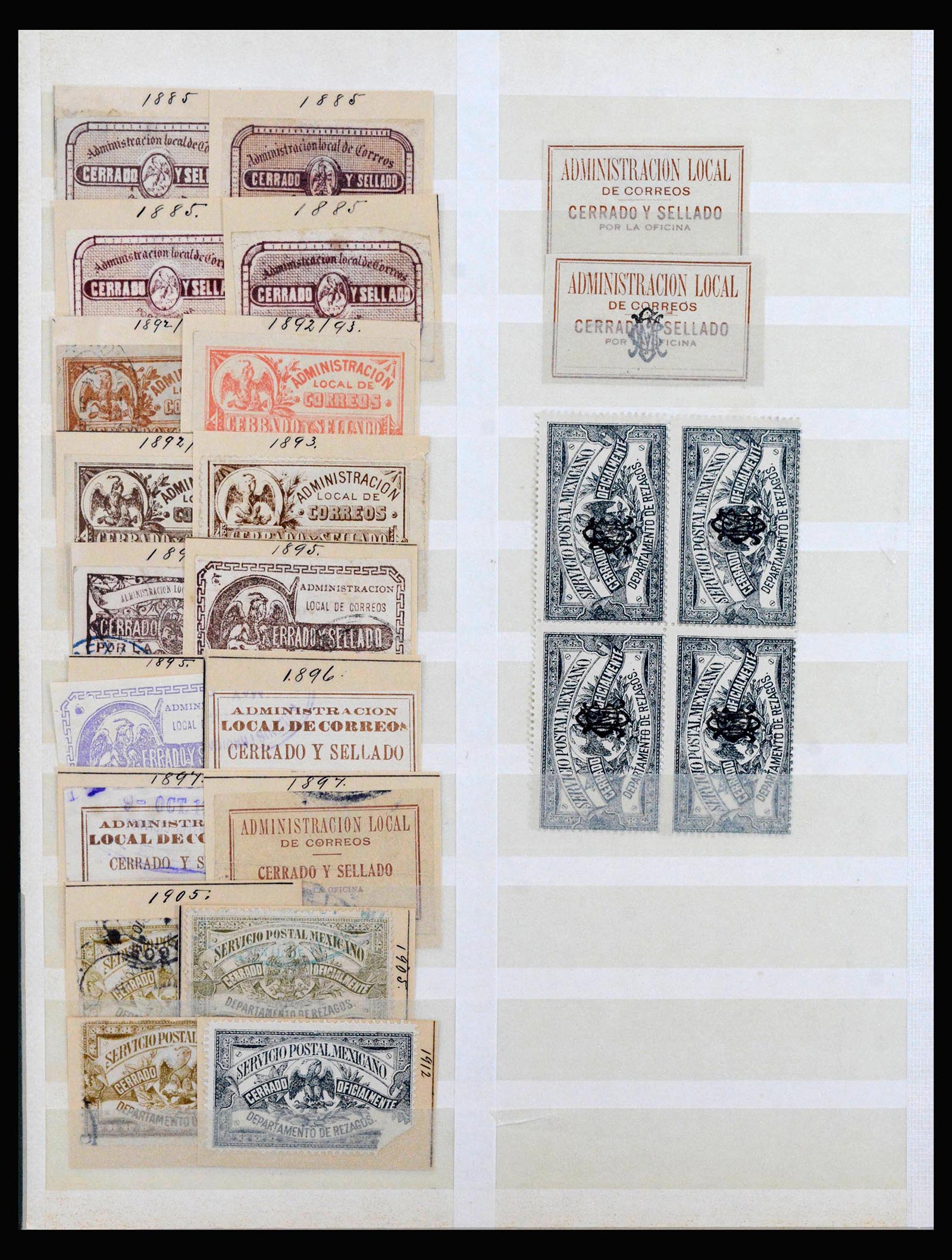 40231 0012 - Stamp collection 40231 Mexico 1856-1967.