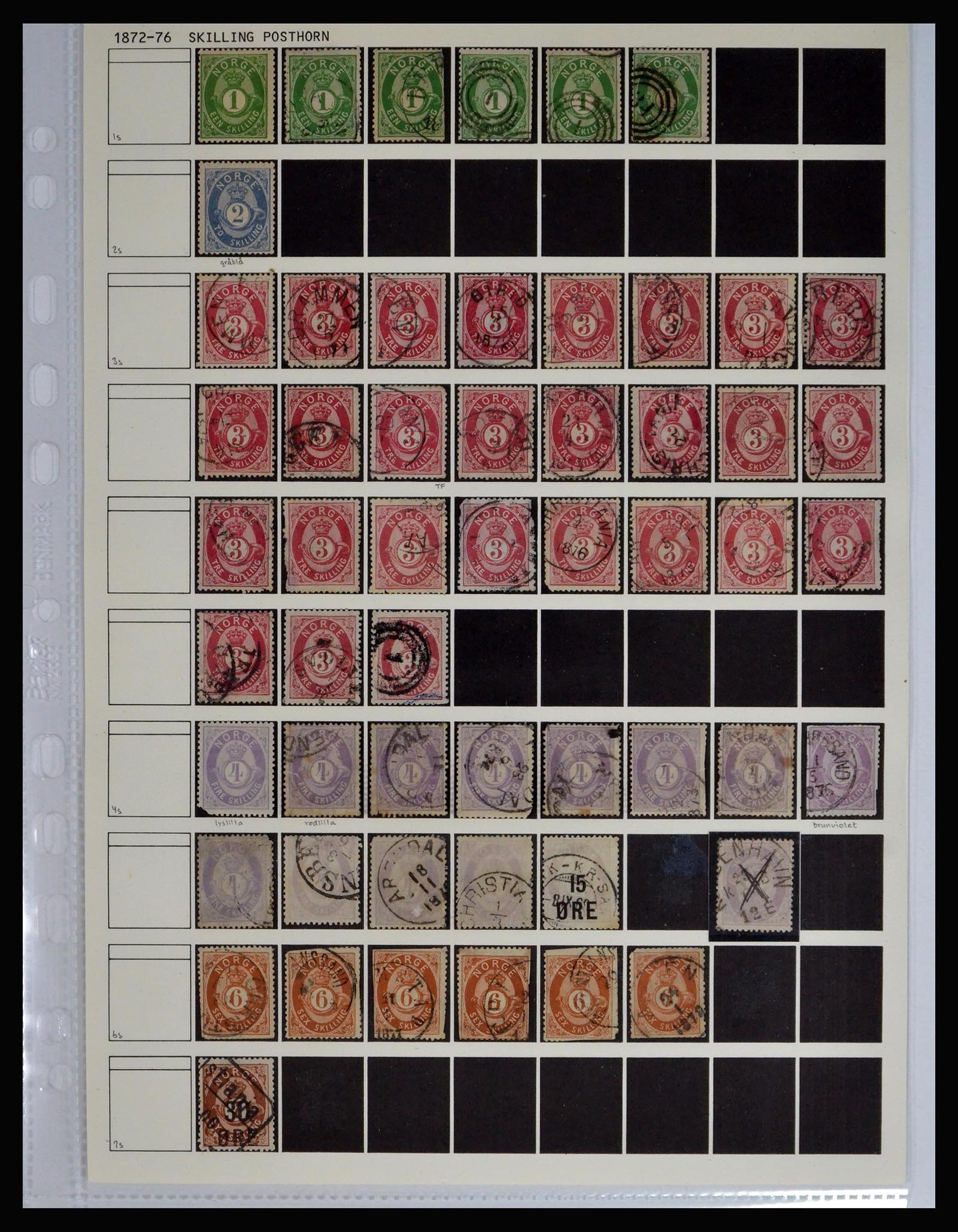 40236 0004 - Stamp collection 40236 Norway 1856-1929.