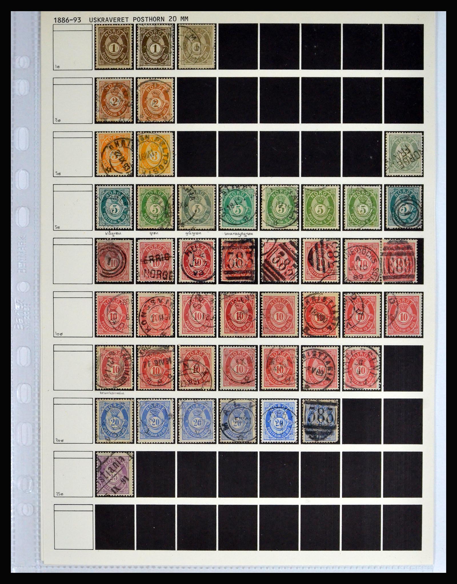 40236 0011 - Postzegelverzameling 40236 Noorwegen 1856-1929.