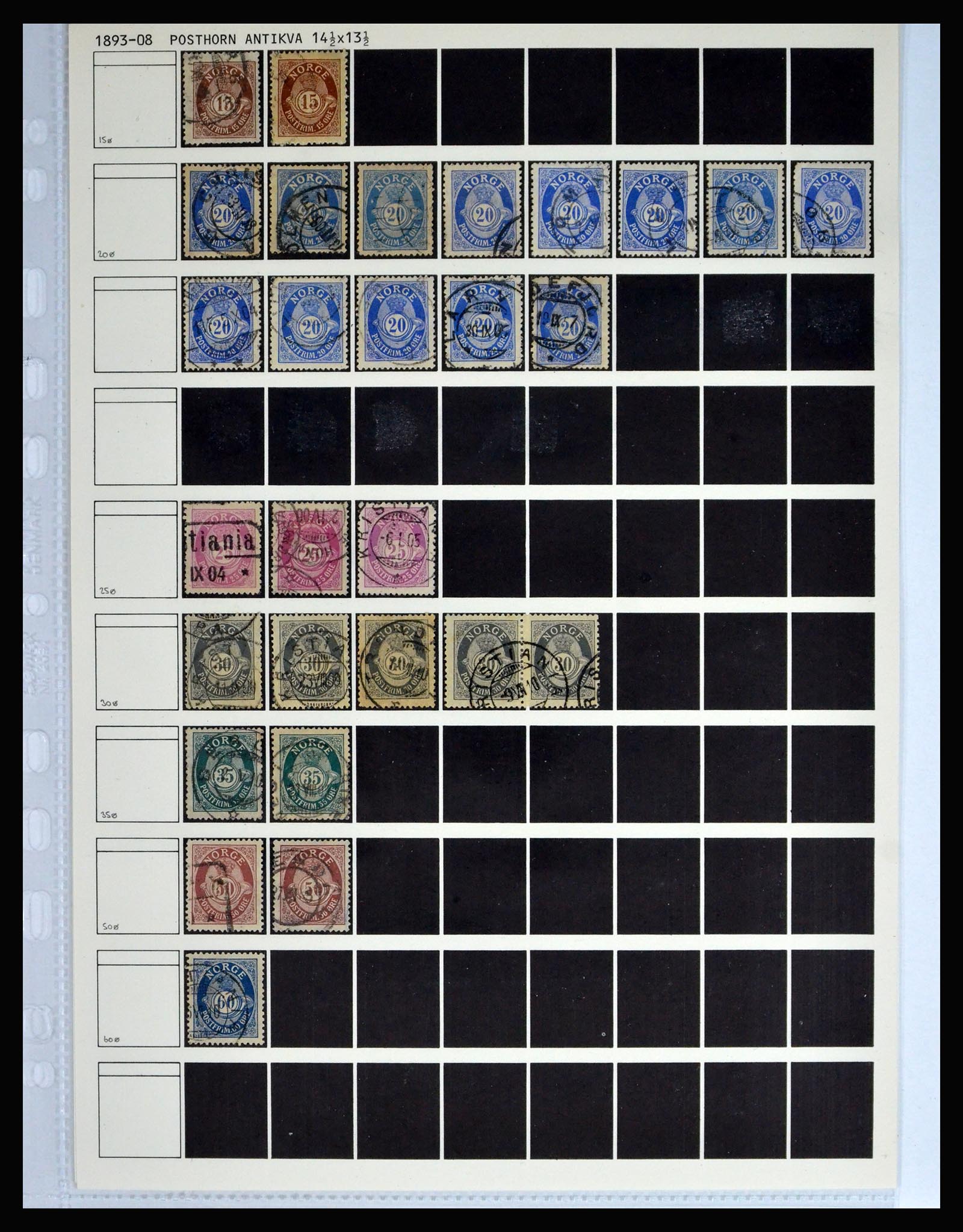 40236 0015 - Stamp collection 40236 Norway 1856-1929.