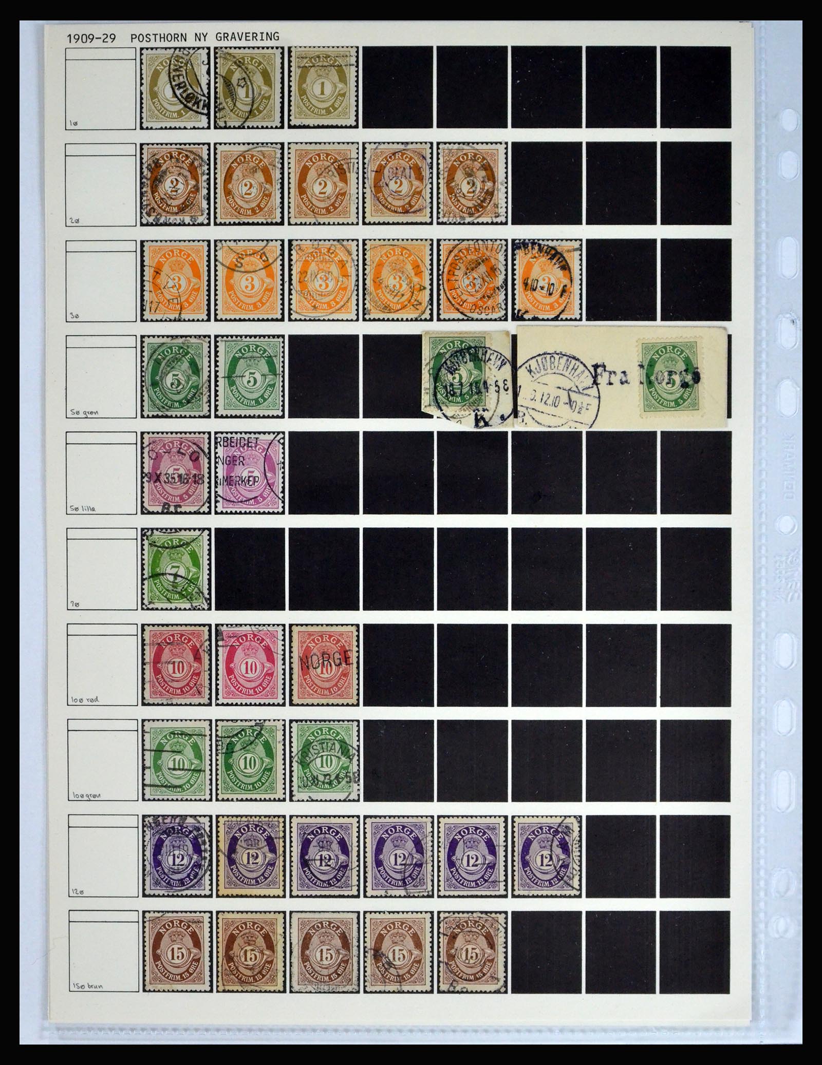 40236 0016 - Stamp collection 40236 Norway 1856-1929.