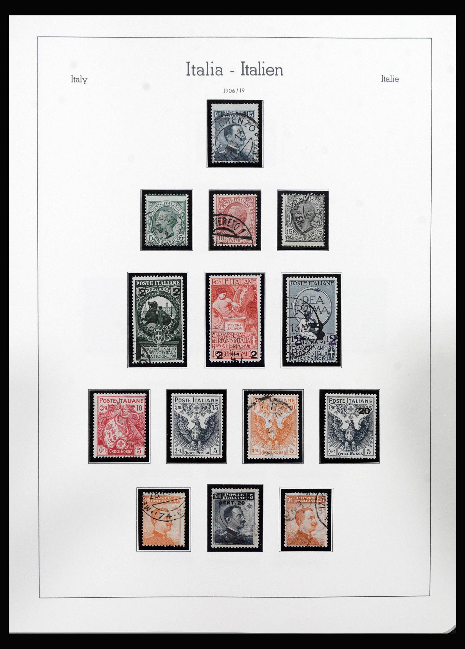 40238 0008 - Stamp collection 40238 Italy 1861-1944.