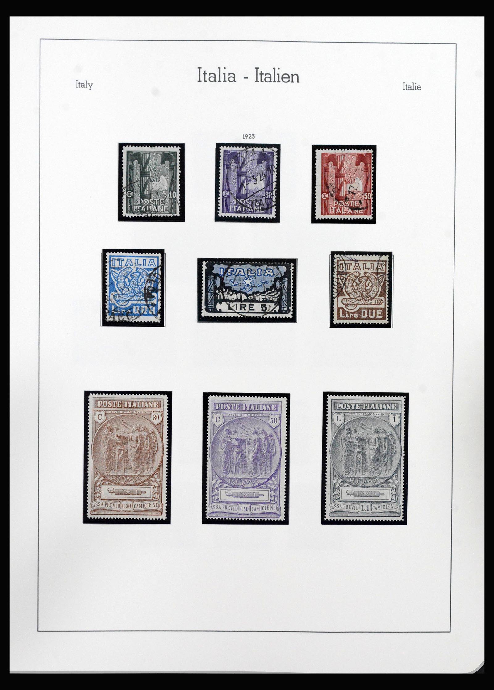 40238 0011 - Stamp collection 40238 Italy 1861-1944.