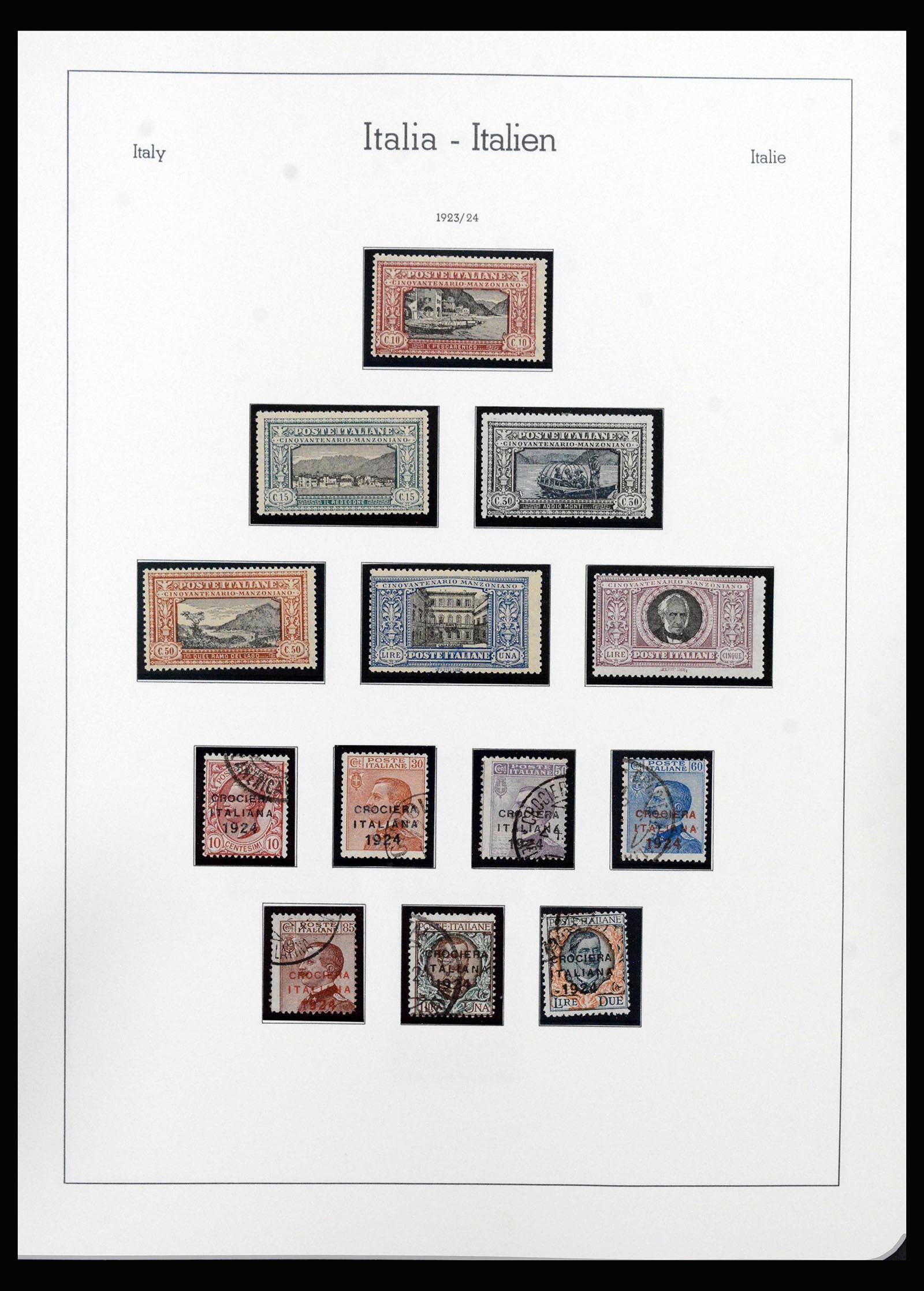 40238 0012 - Stamp collection 40238 Italy 1861-1944.