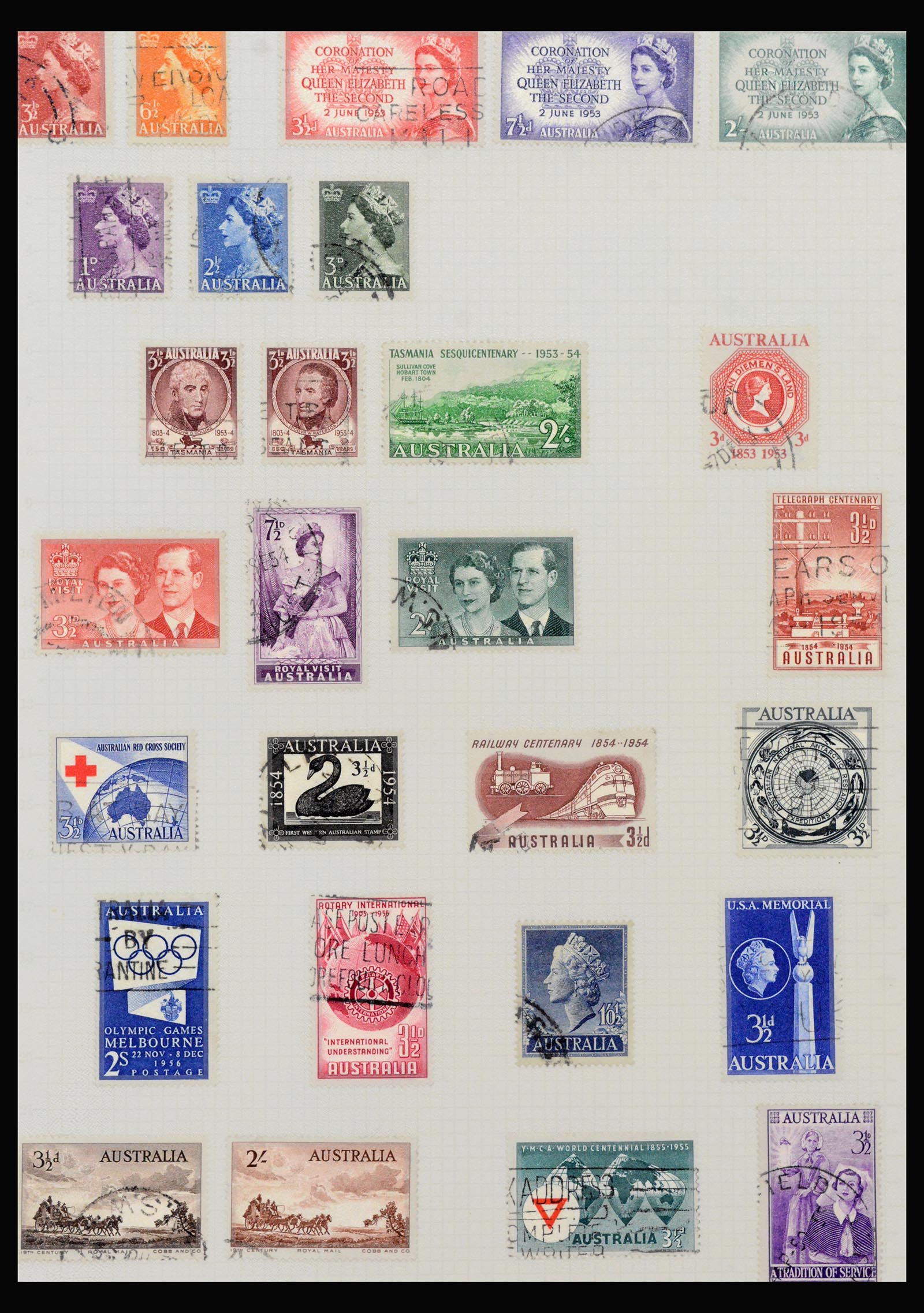 40243 0010 - Stamp collection 40243 British Colonies in the pacific 1850-1980.