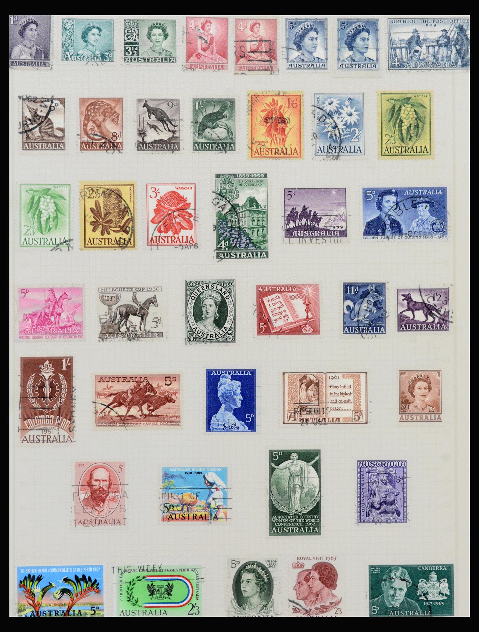 40243 0012 - Stamp collection 40243 British Colonies in the pacific 1850-1980.