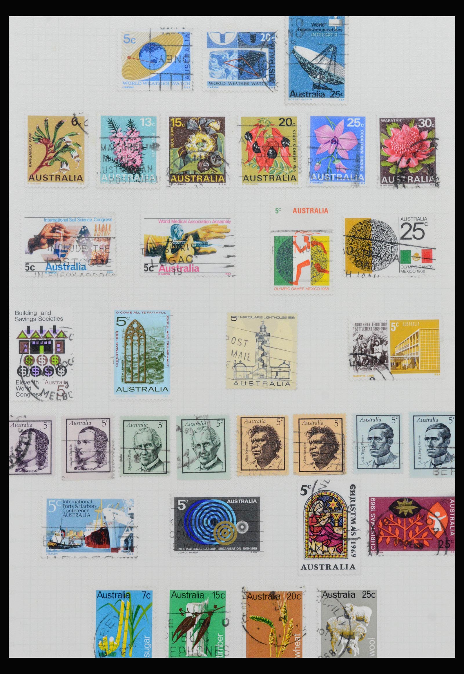 40243 0015 - Stamp collection 40243 British Colonies in the pacific 1850-1980.