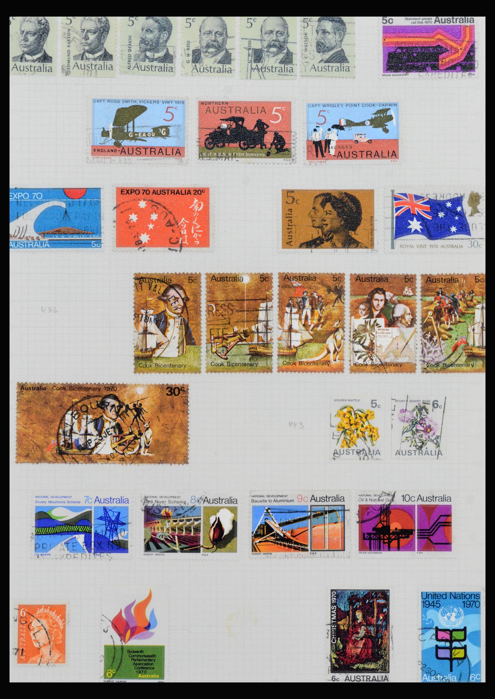 40243 0017 - Stamp collection 40243 British Colonies in the pacific 1850-1980.