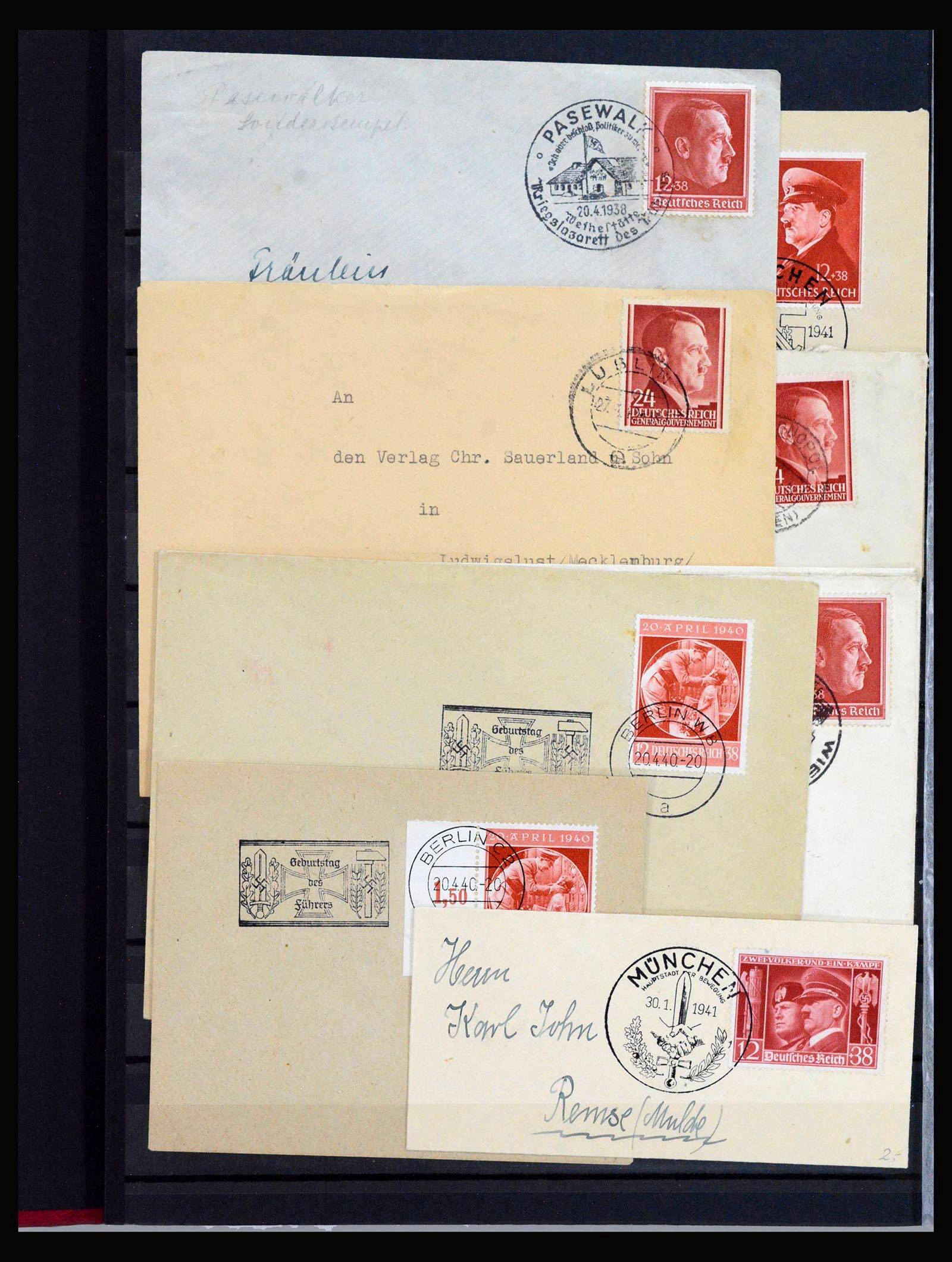 40246 0010 - Stamp collection 40246 Germany propaganda 1933-1945.