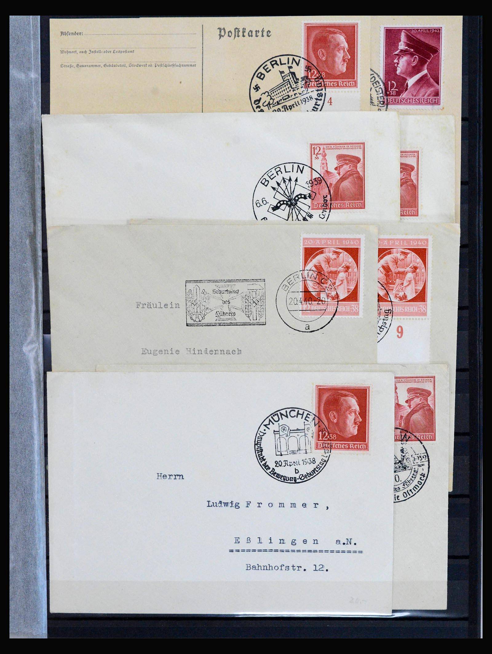 40246 0015 - Stamp collection 40246 Germany propaganda 1933-1945.