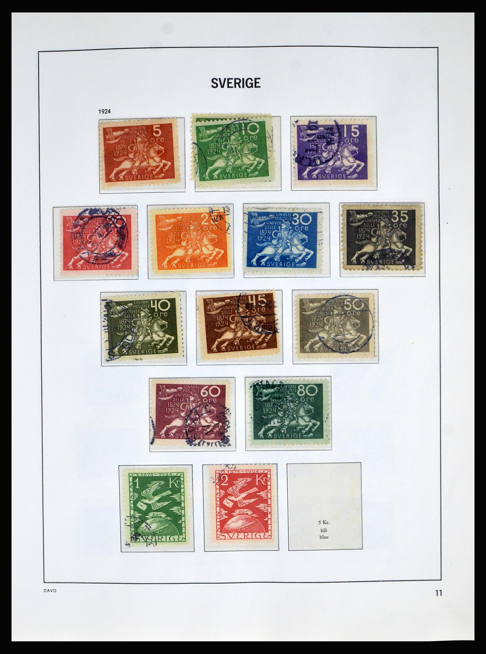 40256 0012 - Stamp collection 40256 Sweden 1855-1985.