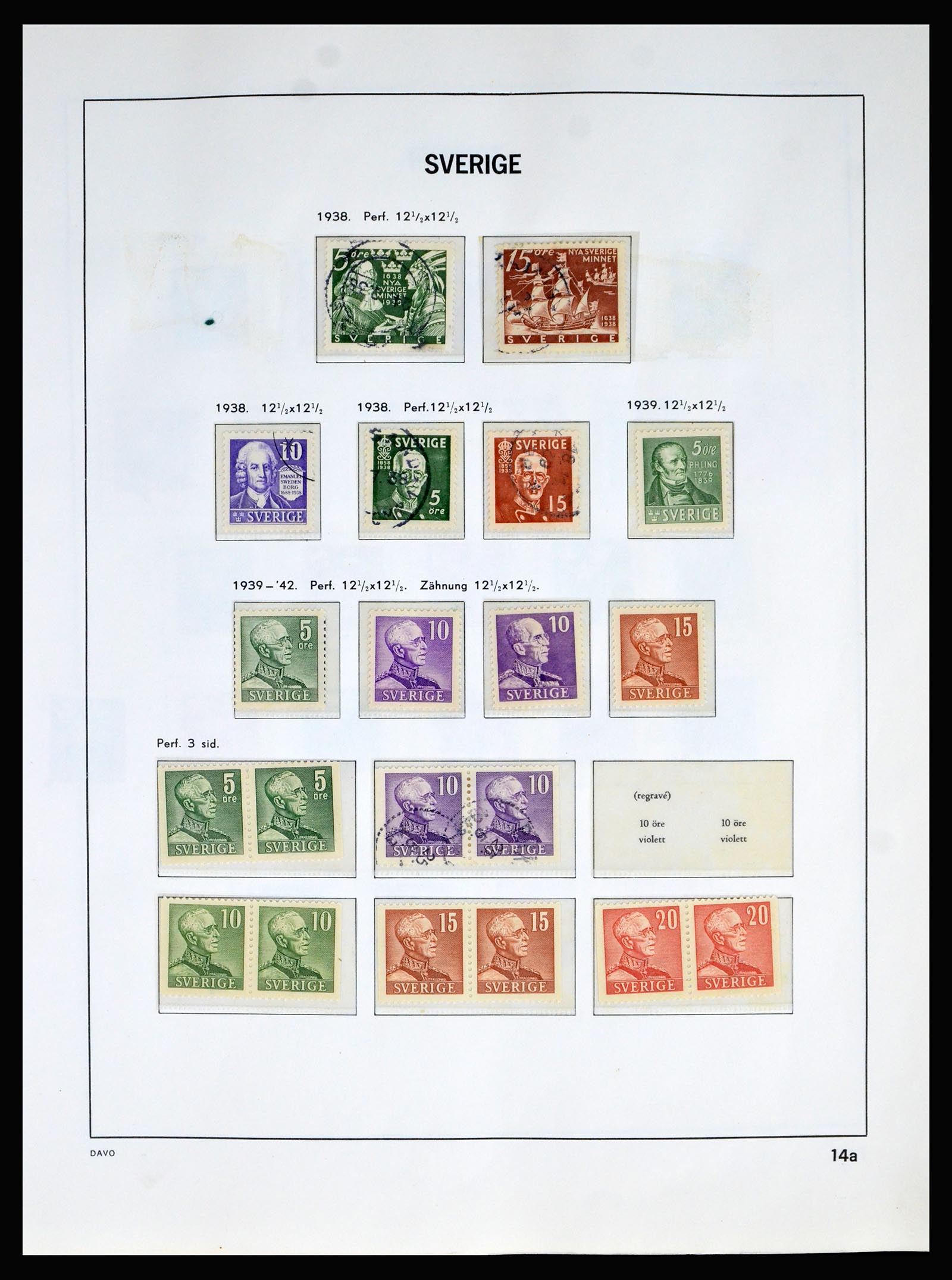 40256 0017 - Stamp collection 40256 Sweden 1855-1985.