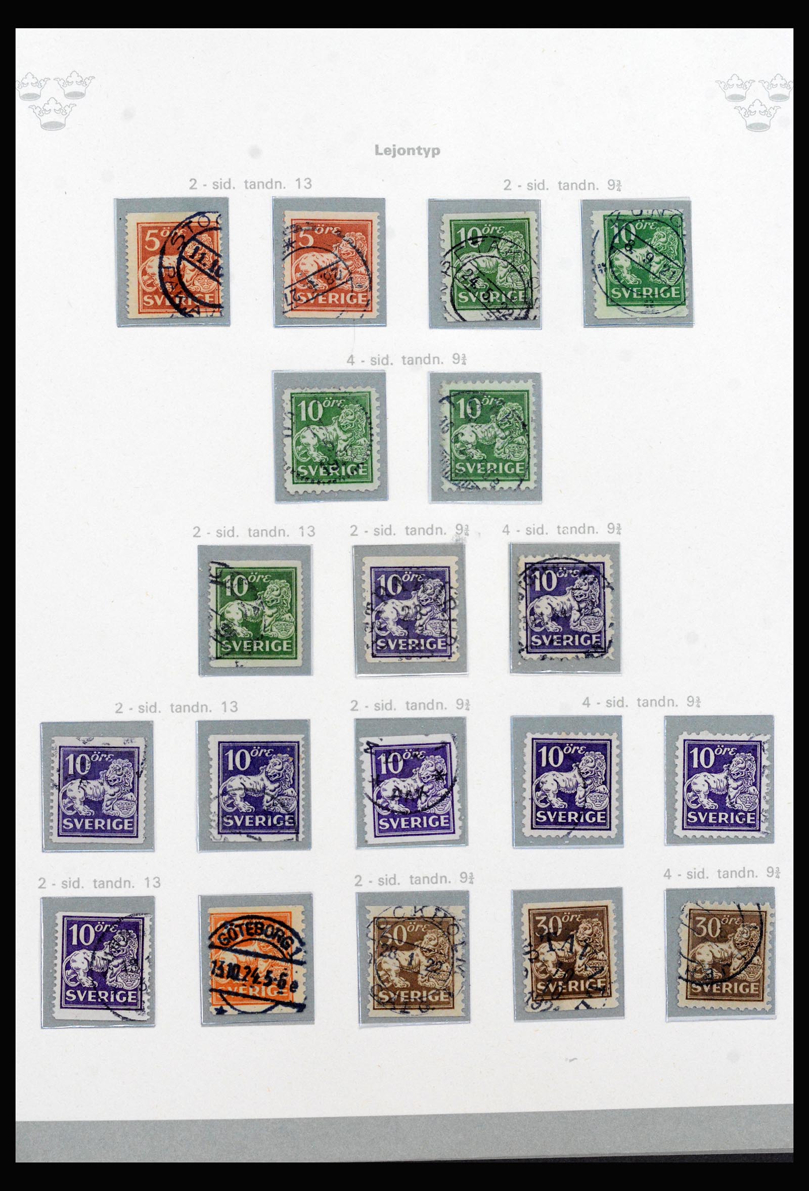 40257 0018 - Stamp collection 40257 Sweden complete 1855-1980. 