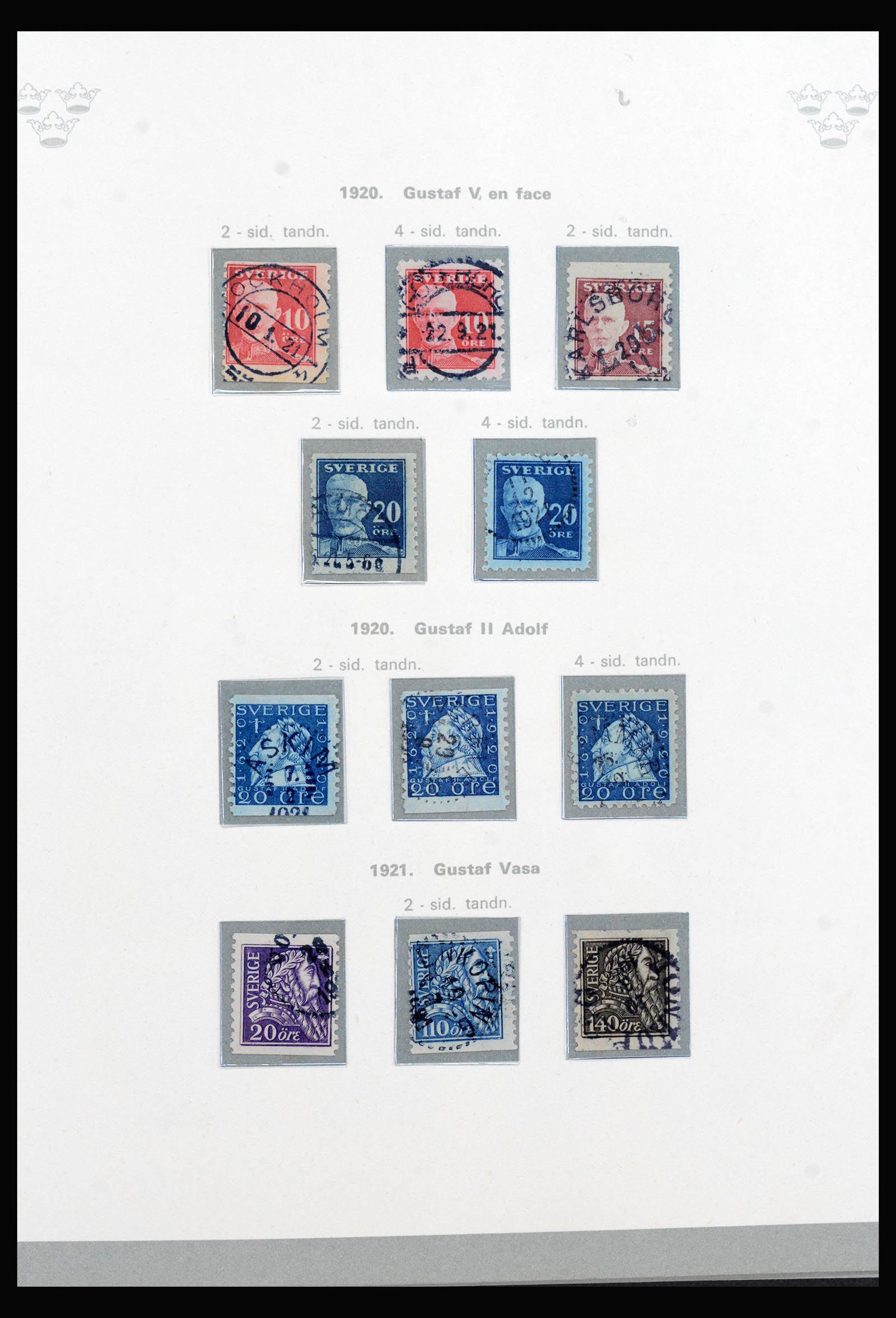 40257 0019 - Stamp collection 40257 Sweden complete 1855-1980. 