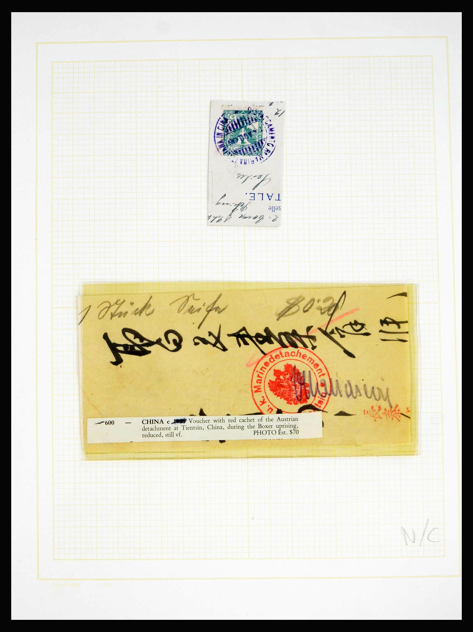 40260 0002 - Stamp collection 40260 Italian post office in China 1914-1927.